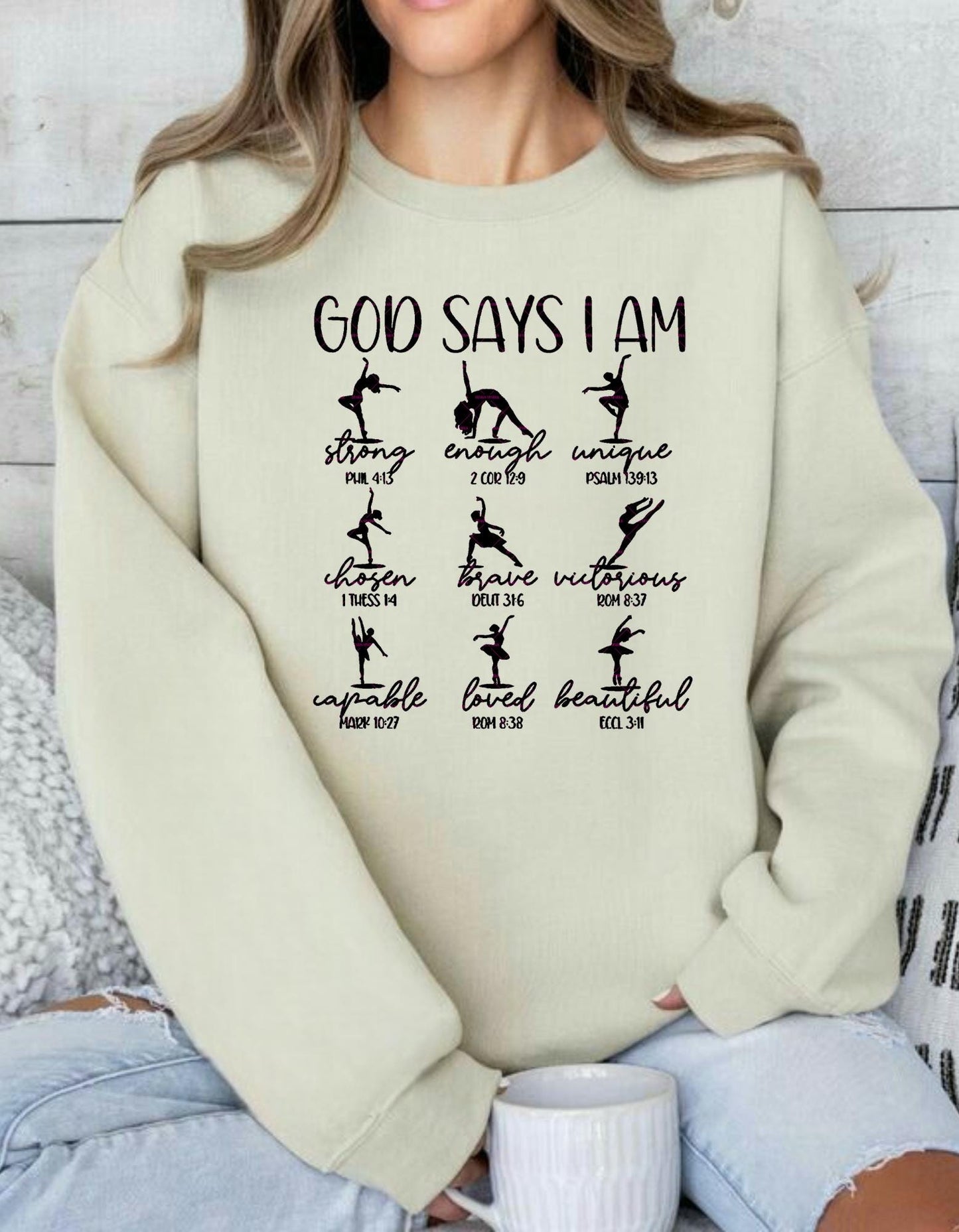 Girls Cheerleading Png,God Says I Am Cheerleading Svg Png, God Say Shirt Png, Girls Bible Verse Shirt, Girls Christian Shirt, Religious Png