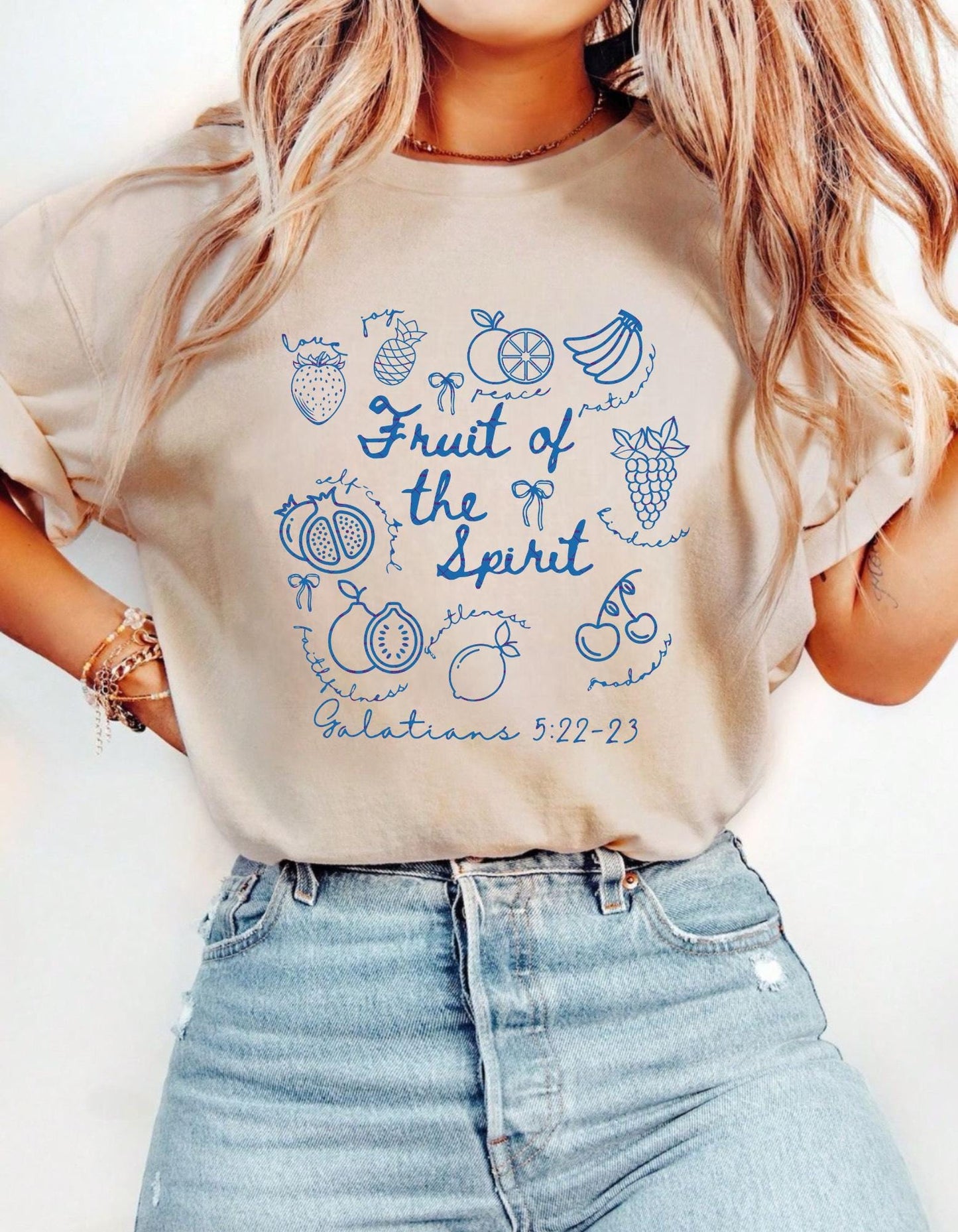 Scripture Design, Fruit of the Spirit Bible Verse Svg, Galatians Christian Png, Custom tshirt ideas, Faith-Based Religious Shirt