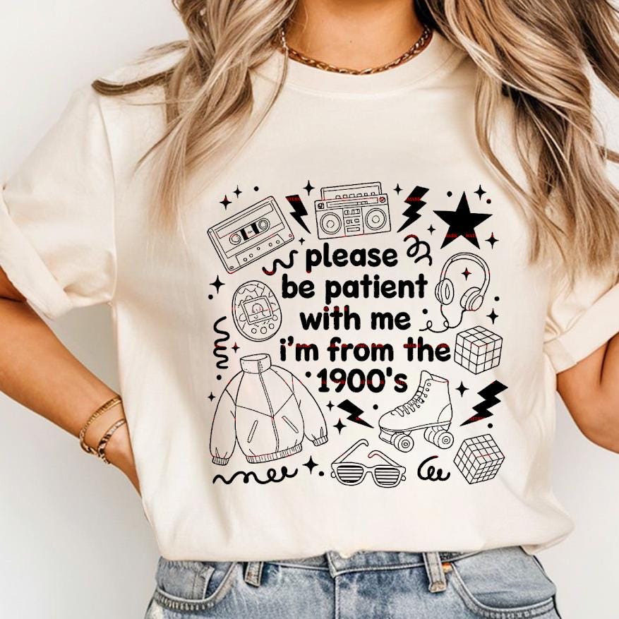 Please be patient with me I am from 90's, Grandparents png, Grammy, Nanny, Nana, 90s birthday, Grandfather, Dada birthday, 90's