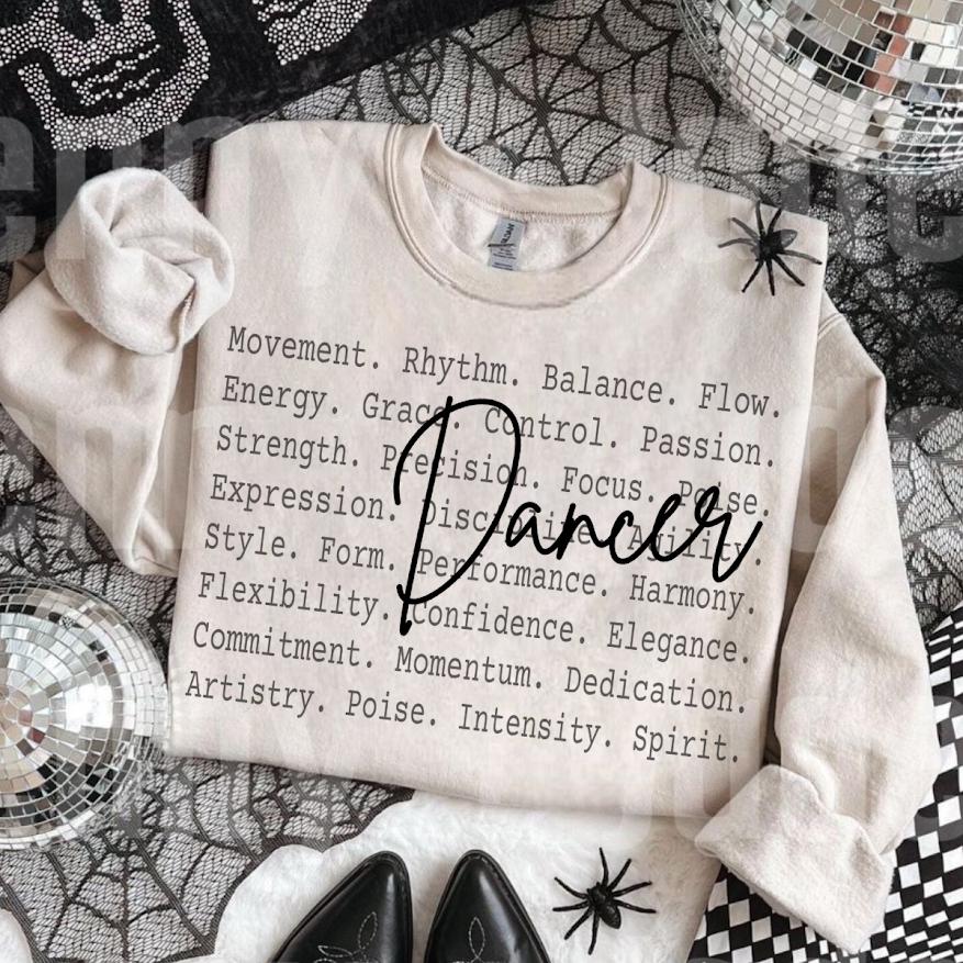 Dancer Shirt Png file, Dance Motivation Typography Tee, Ballet Hip Hop Jazz Dance Text Shirt, Performing Arts Design, Dance Mom, Competition