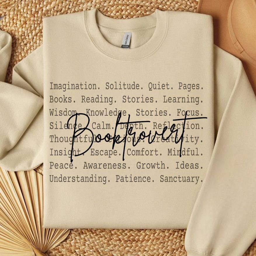 Book Lover Typography Tee,Booktrovert Shirt Png file, Reader Introvert Shirt, Reading Aesthetic Minimal Text Design, Bookish Gift