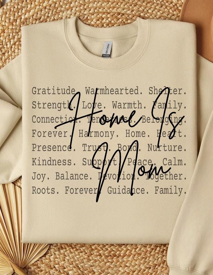 Home is mom Png file, Mom png, Motherhood shirt, Mawmaw, Gift for mom, Mothers day, Mom life, Mom vibe shirt, Mama, Mom appreciation