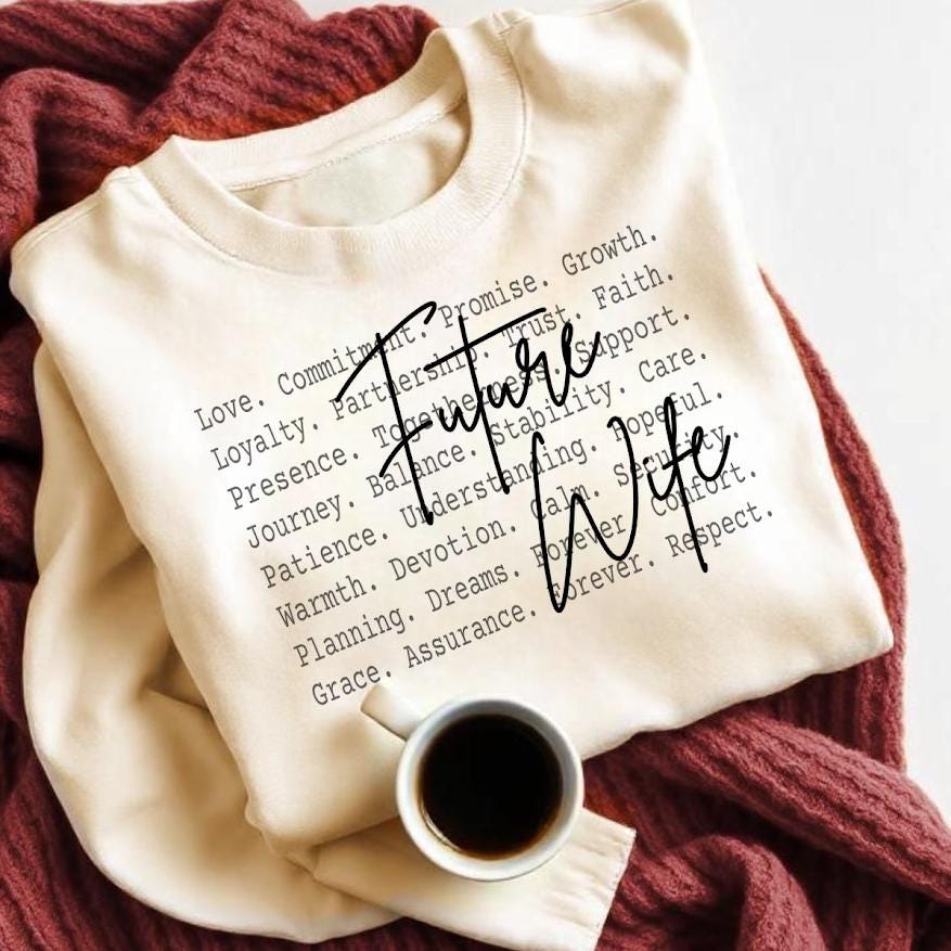 Future Wife Bridal Shower Png, Engagement Gift for Bride-To-Be, Wedding Gift Png, Bride Gift, Wife bride love, Wife to be, Wedding design