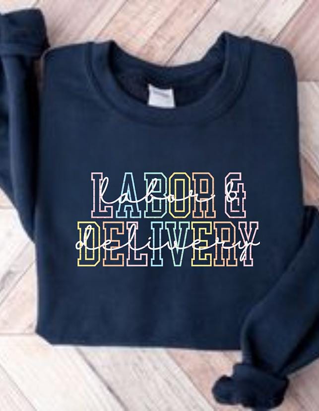 Pastel Rainbow Medical Clipart,Nurse Life Sublimation Design,L&D Nurse Digital Download Shirt Graphic, Labor and Delivery PNG,Medical Png