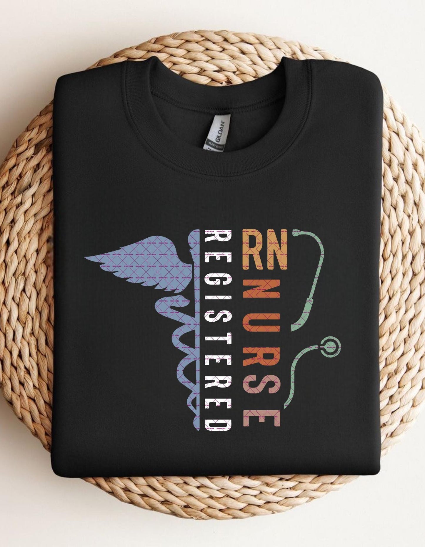 Registered Nurse SVG, Stethoscope Nursing Shirt Design, Cute Healthcare Worker Sublimation, Nurse Png, Nursing student shirt Png, RN Medical