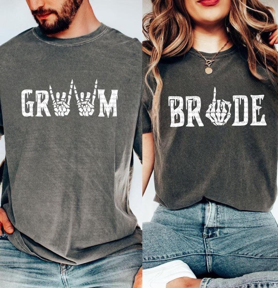 Bride Groom Skeleton Hand Halloween Svg, Groom svg Wedding svg halloween wedding Png Matching Bride and Groom Skeleton Hand Design Bride Svg