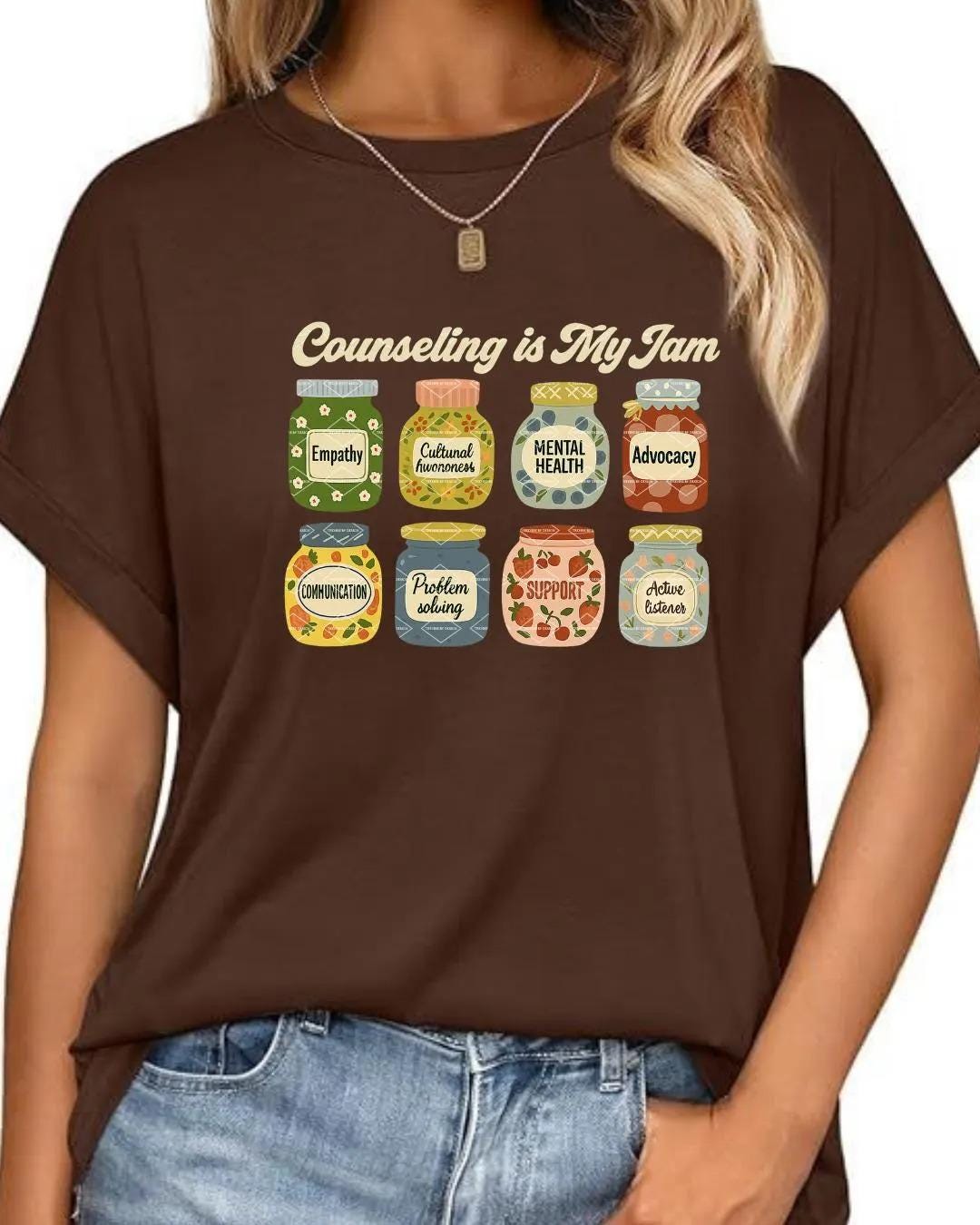 Therapist Shirt Png, Funny School Counselor Sublimation Design, Counseling is My Jam Png, Mental Health Counselor Gift,  School Counselor Png
