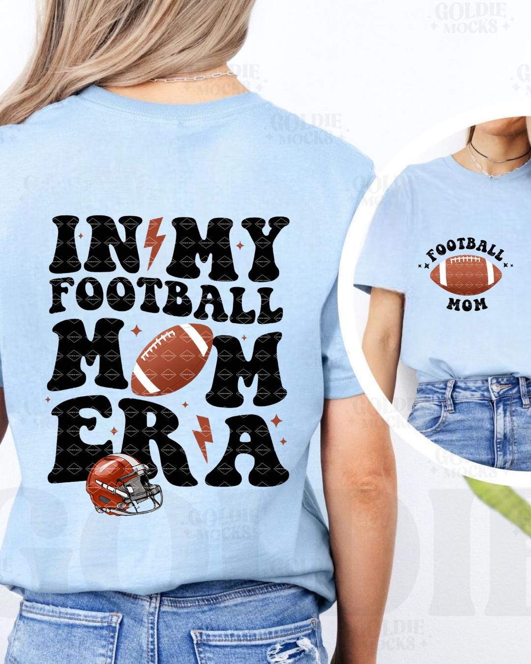 Sports Mom png,,football mom, Game Day png, Football Season Shirt Design, Custom Football Mom png, Mom Gifts,In my football mom era png
