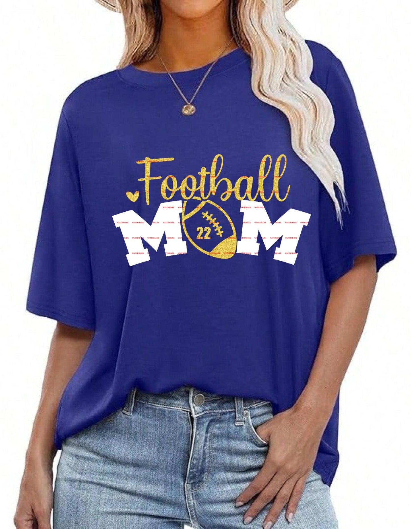 DIY Player number name,Sports Mom Shirt PNG Sports Mom Shirt png,Custom Football Mom Game A Mom PNG , Football Sublimation Design