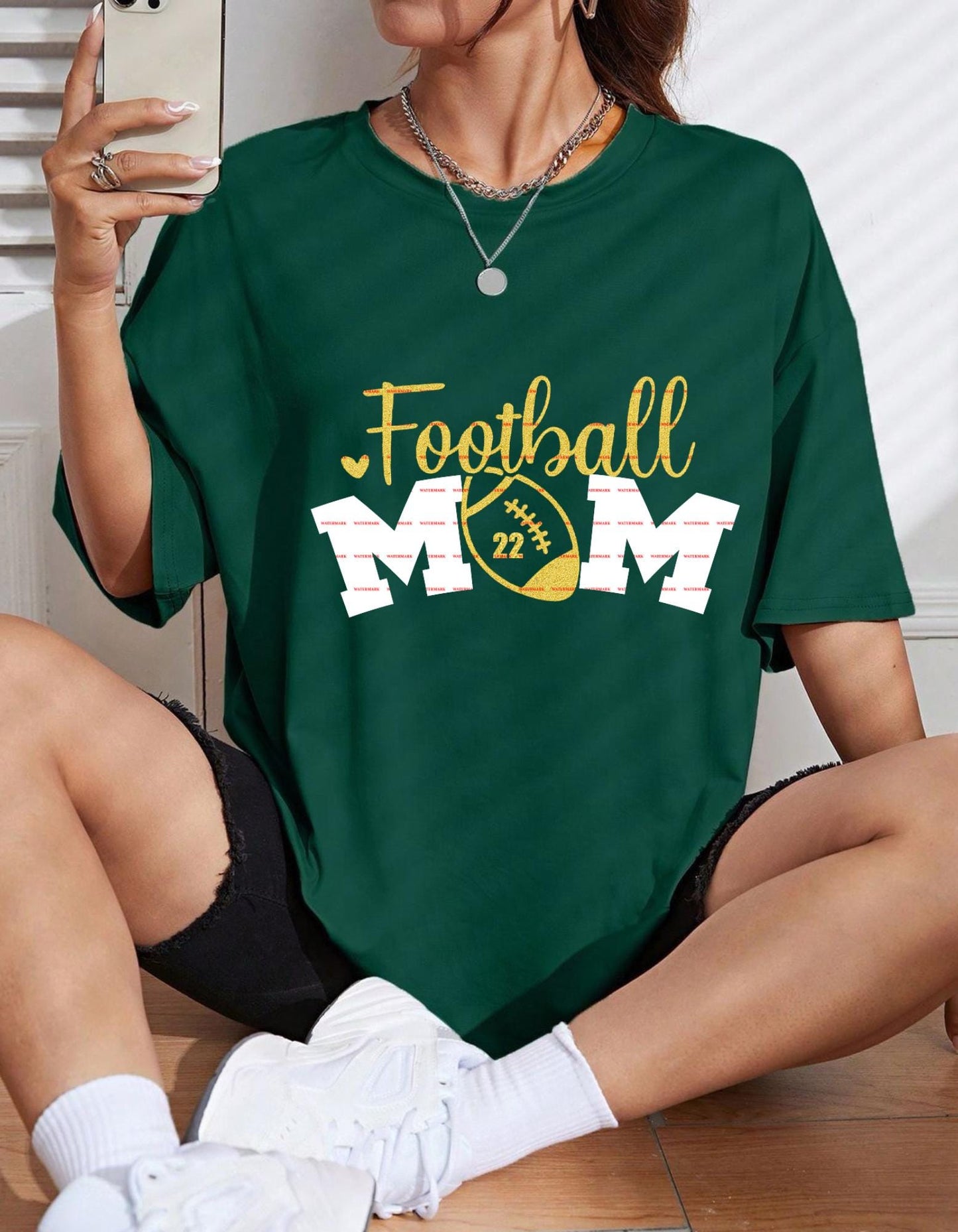 DIY Player number name,Sports Mom Shirt PNG Sports Mom Shirt png,Custom Football Mom Game A Mom PNG , Football Sublimation Design