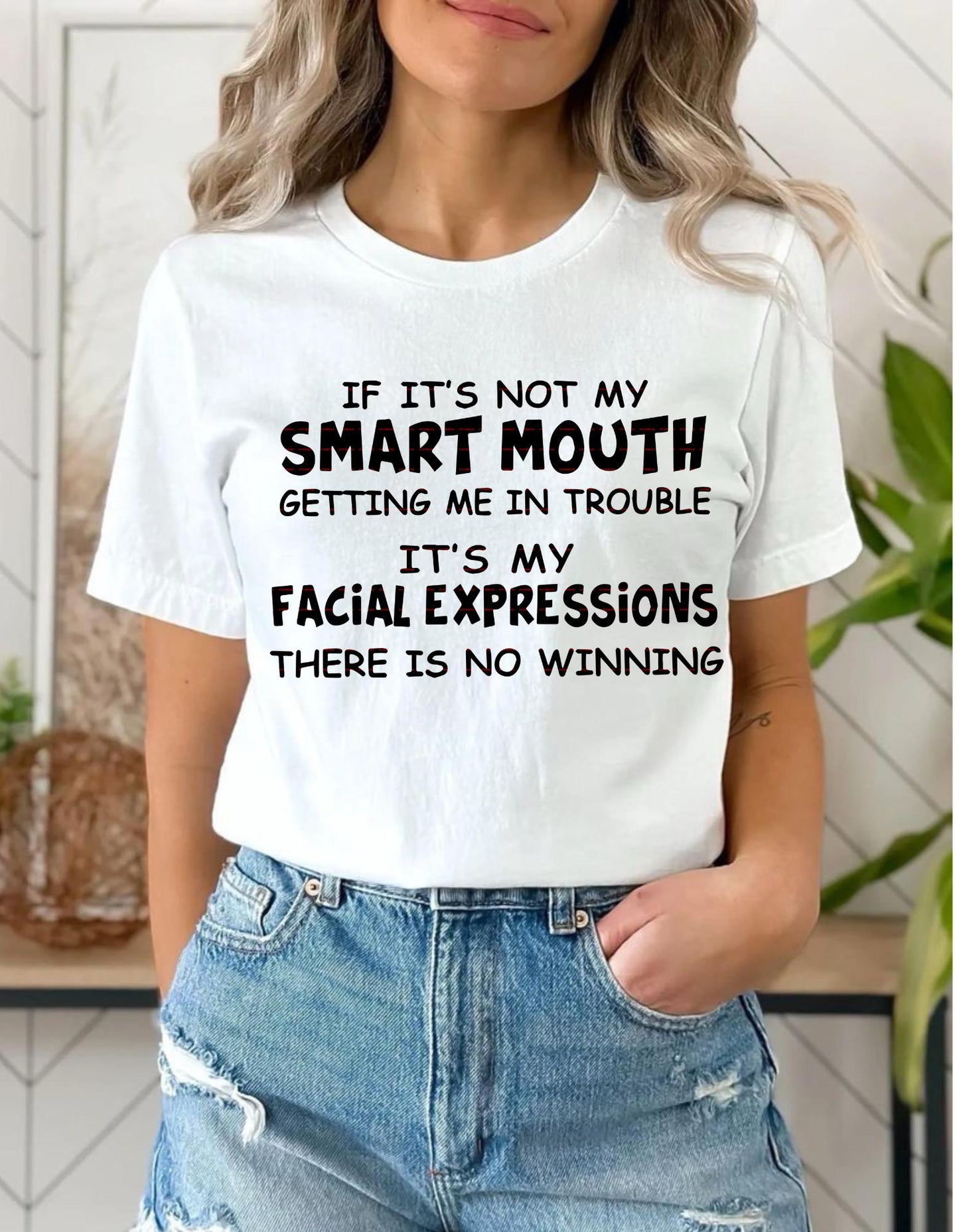Funny Smart Mouth SVG, Sarcastic Quote SVG PNG, Facial Expressions Humor Shirt Design, Sassy Attitude girl Quote, Digital Download Cricut