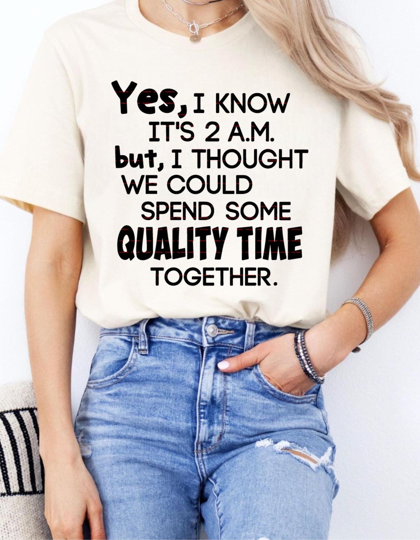 Funny Baby Onesie SVG PNG, 2AM Quality Time Quote Design, Newborn Humor Shirt Graphic, Cute Baby Saying Sublimation for Mom & Dad Gifts idea