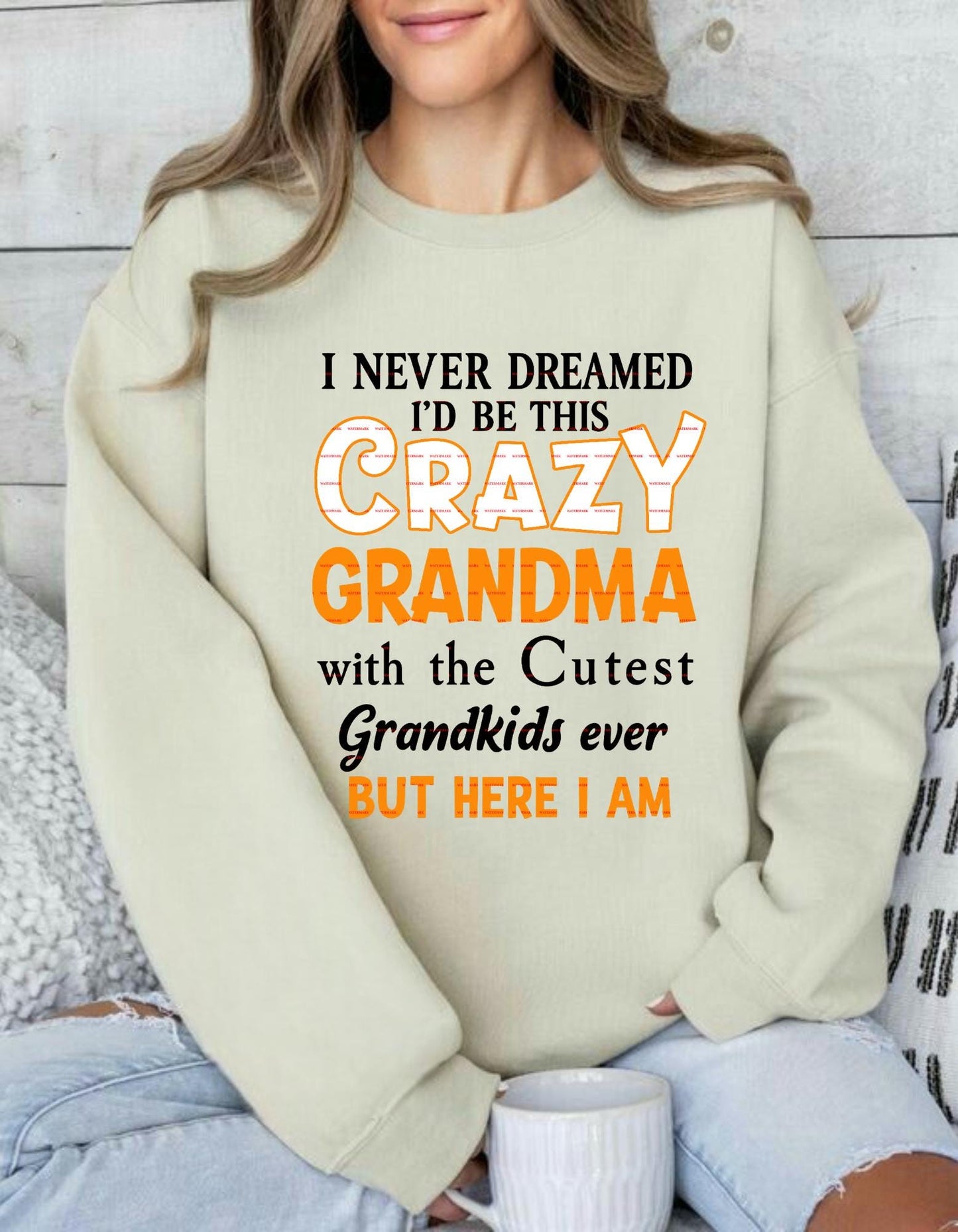 Funny Crazy Grandma Shirt PNG, Cute Grandkids Quote PNG, Proud Grandma Saying, Family Humor Design, Grandma Gift Idea for Cricut, Grammy png