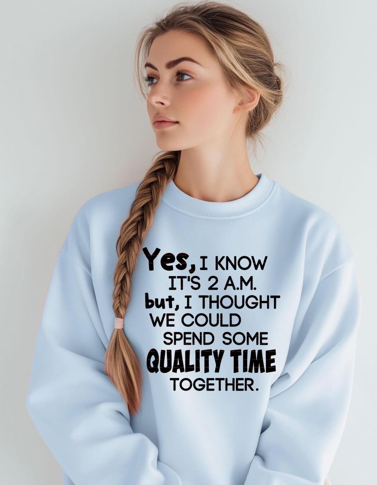 Funny Baby Onesie SVG PNG, 2AM Quality Time Quote Design, Newborn Humor Shirt Graphic, Cute Baby Saying Sublimation for Mom & Dad Gifts idea