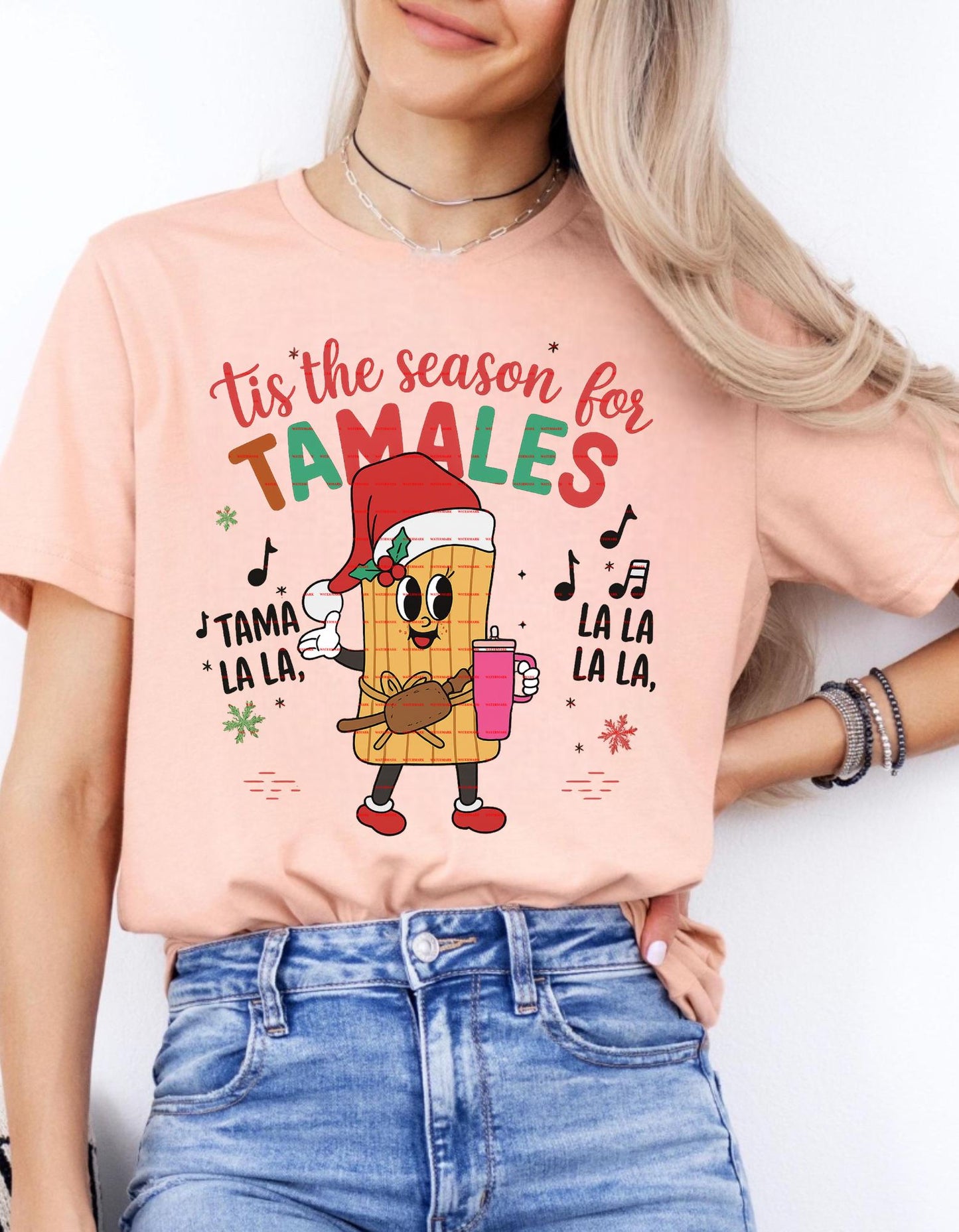 Tis the Season for Tamales PNG, Funny Mexican Christmas Shirt Design, Cute Holiday Food Sublimation, Festive Latino Xmas Clipart Download