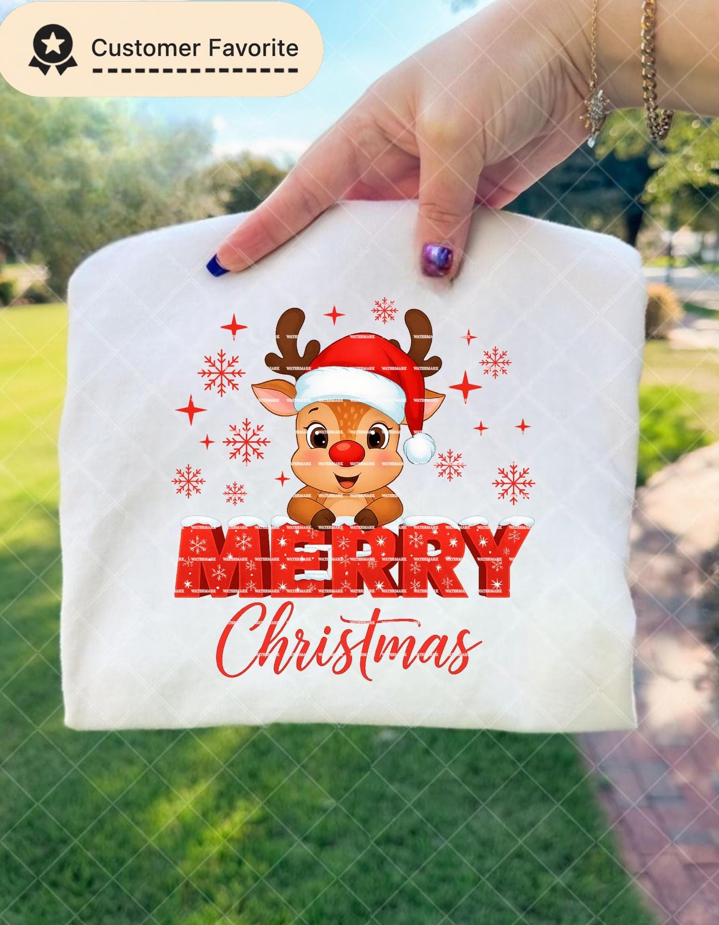 Cute Reindeer Merry Christmas Shirt design, Kids Christmas Tee, Holiday Rudolph Design, Festive Xmas Graphic, Winter Season T-Shirt ideas