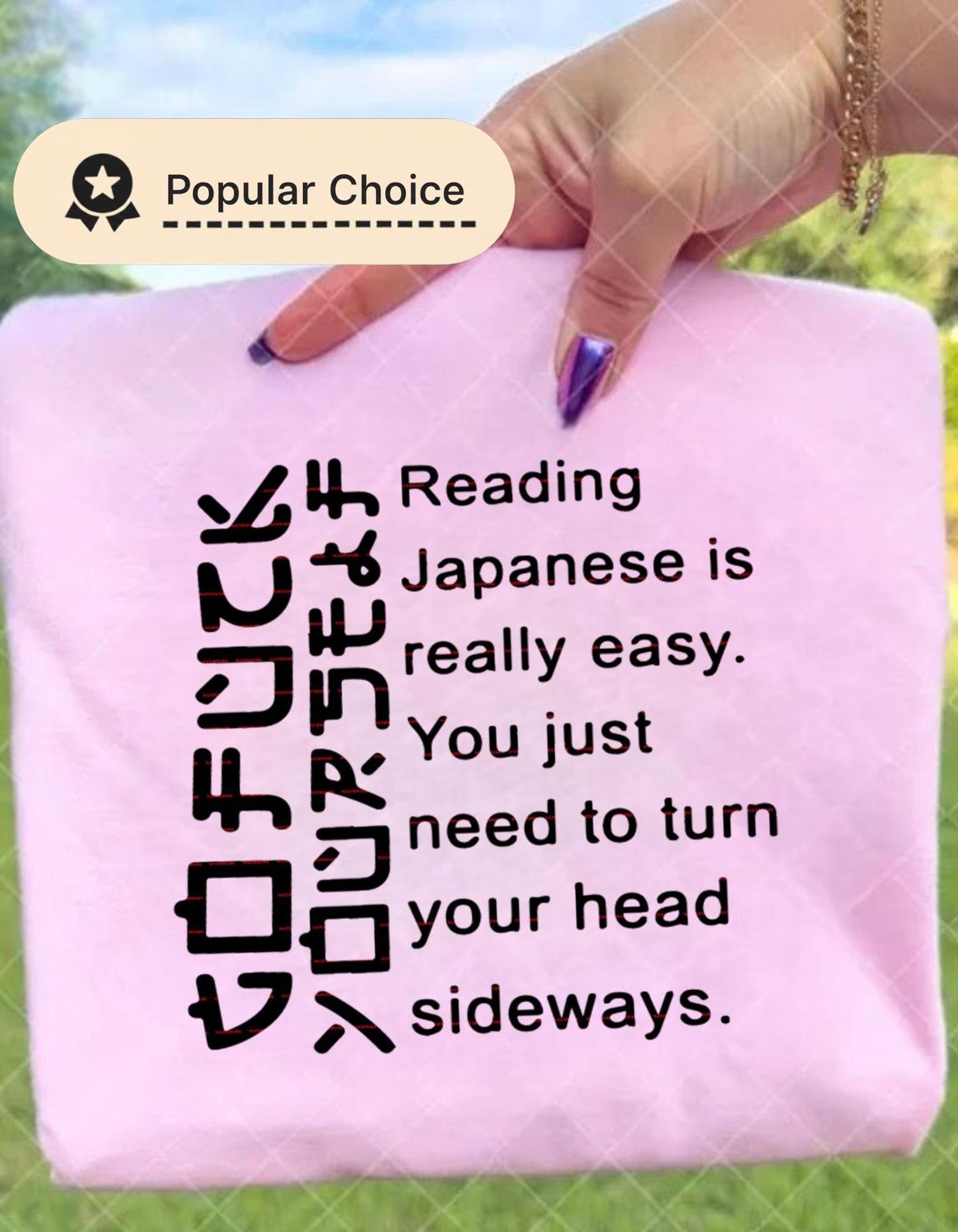 Funny Go F Yourself Shirt SVG, Sarcastic Japanese Style Font Design, Adult Humor Quote PNG, Rude Saying Shirt Graphic, Digital Download