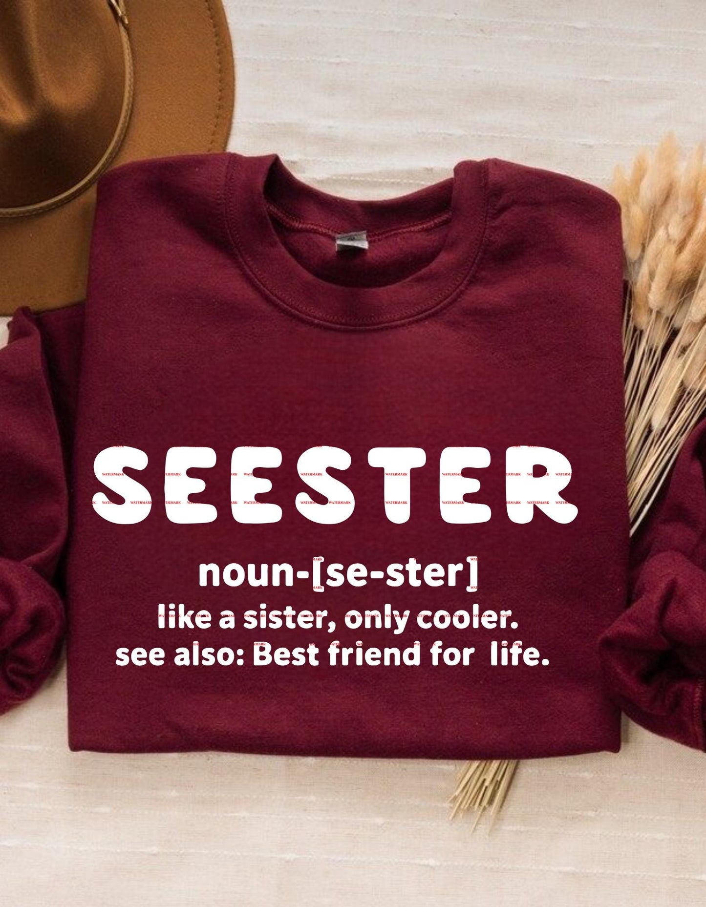 Seester Definition Shirt for Sister Svg file, Funny Sister Gift, Best Friend for Life Tee, Cool Sister Matching Outfit, Cute Seester Quote