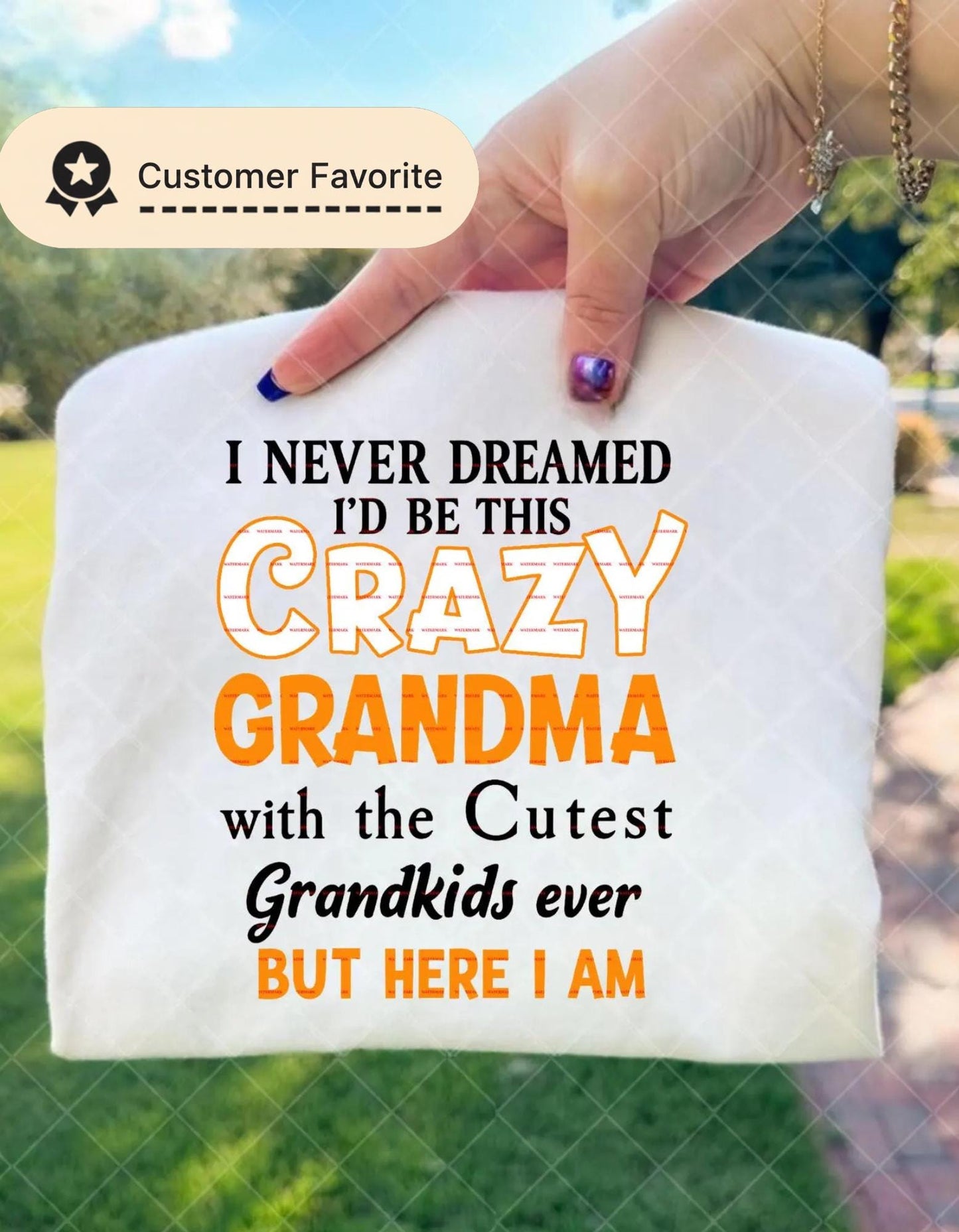 Funny Crazy Grandma Shirt PNG, Cute Grandkids Quote PNG, Proud Grandma Saying, Family Humor Design, Grandma Gift Idea for Cricut, Grammy png