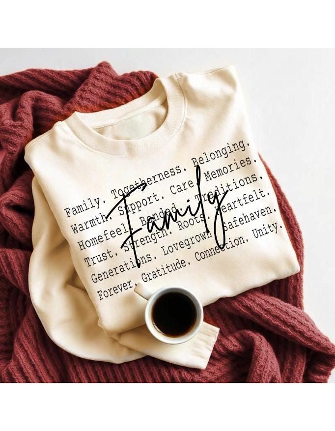 Family Text Shirt design, Family Love, Family Aesthetic Tee, Togetherness Quote Design, Meaningful Family Shirt, Home Love Gift, 2026 shirt