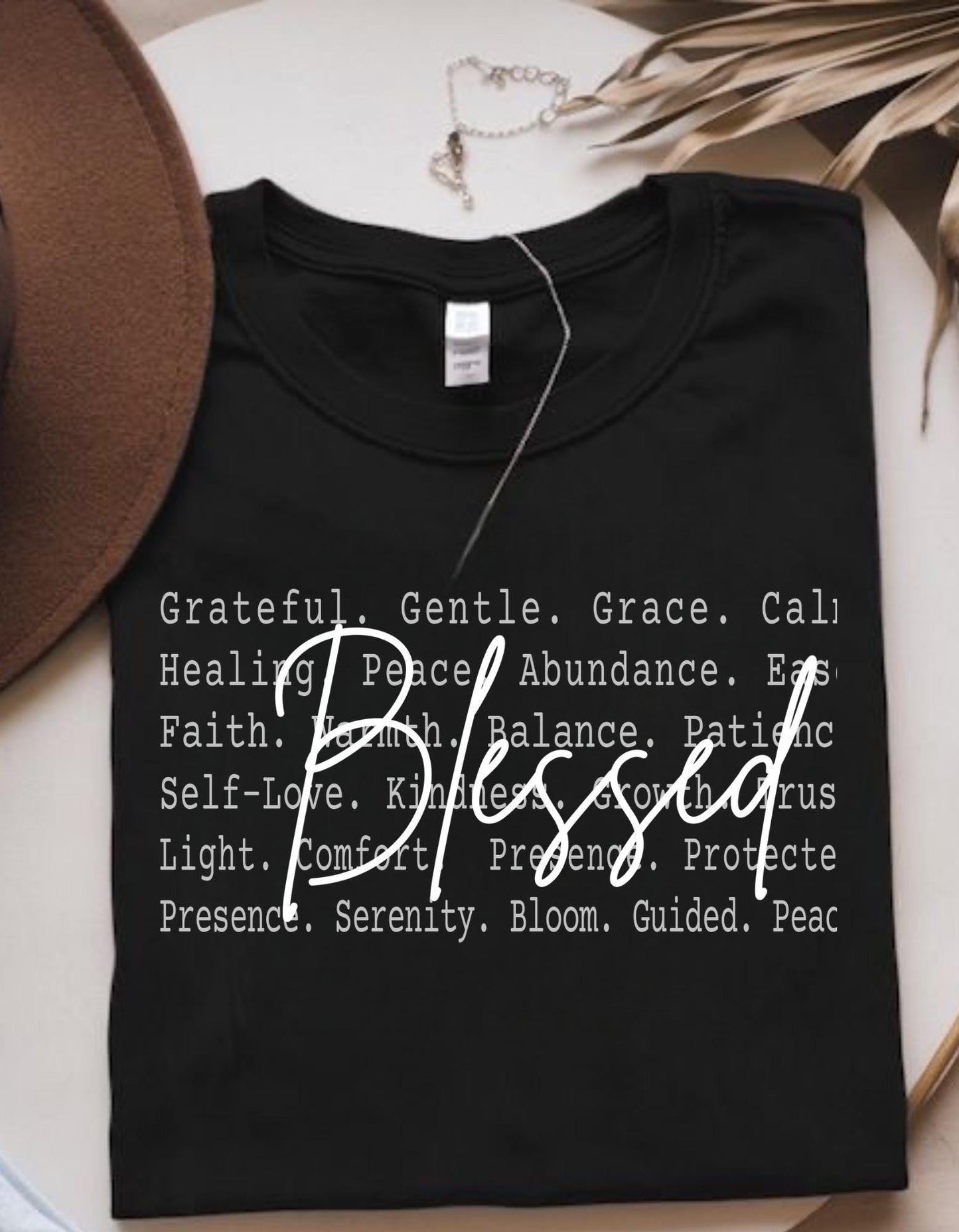 Grateful Mindset Words Tee,Blessed Aesthetic Text Shirt,Calm Faith, Positive Energy Minimal Shirt ideas, Sassy png svg