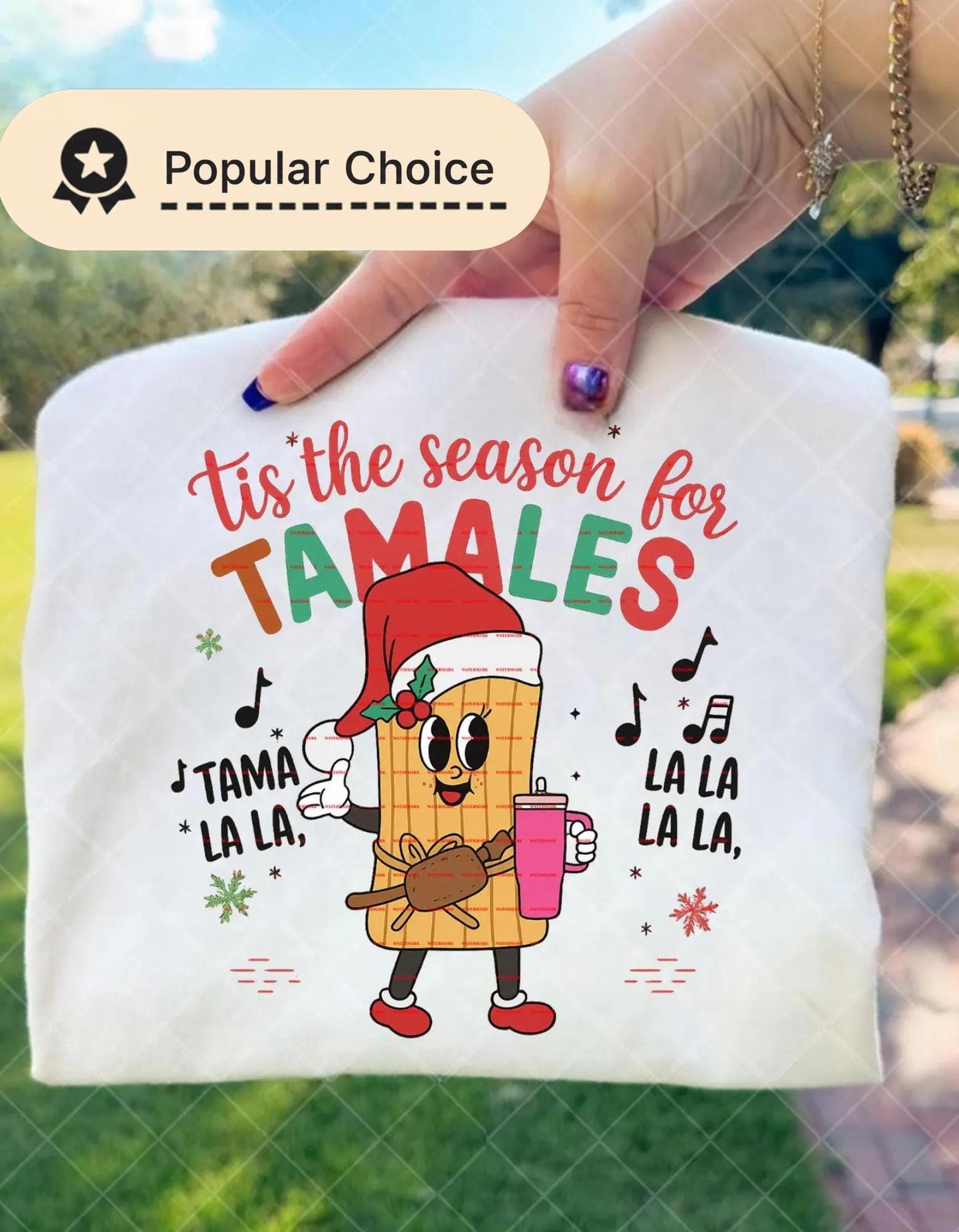 Tis the Season for Tamales PNG, Funny Mexican Christmas Shirt Design, Cute Holiday Food Sublimation, Festive Latino Xmas Clipart Download