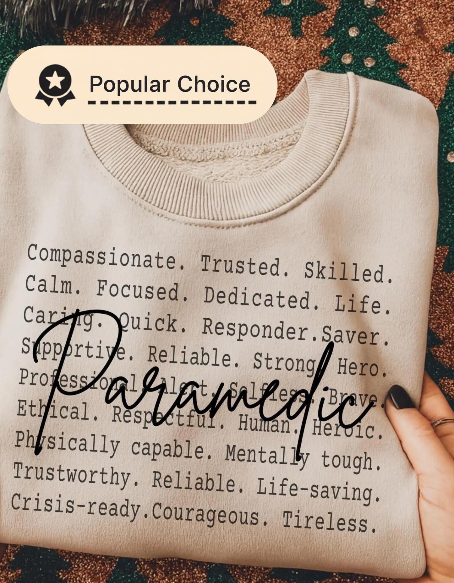 Paramedic Definition Shirt, Brave First Responder Text Design, EMS Hero Apparel, Life Saving Professional Tee, Healthcare worker gift