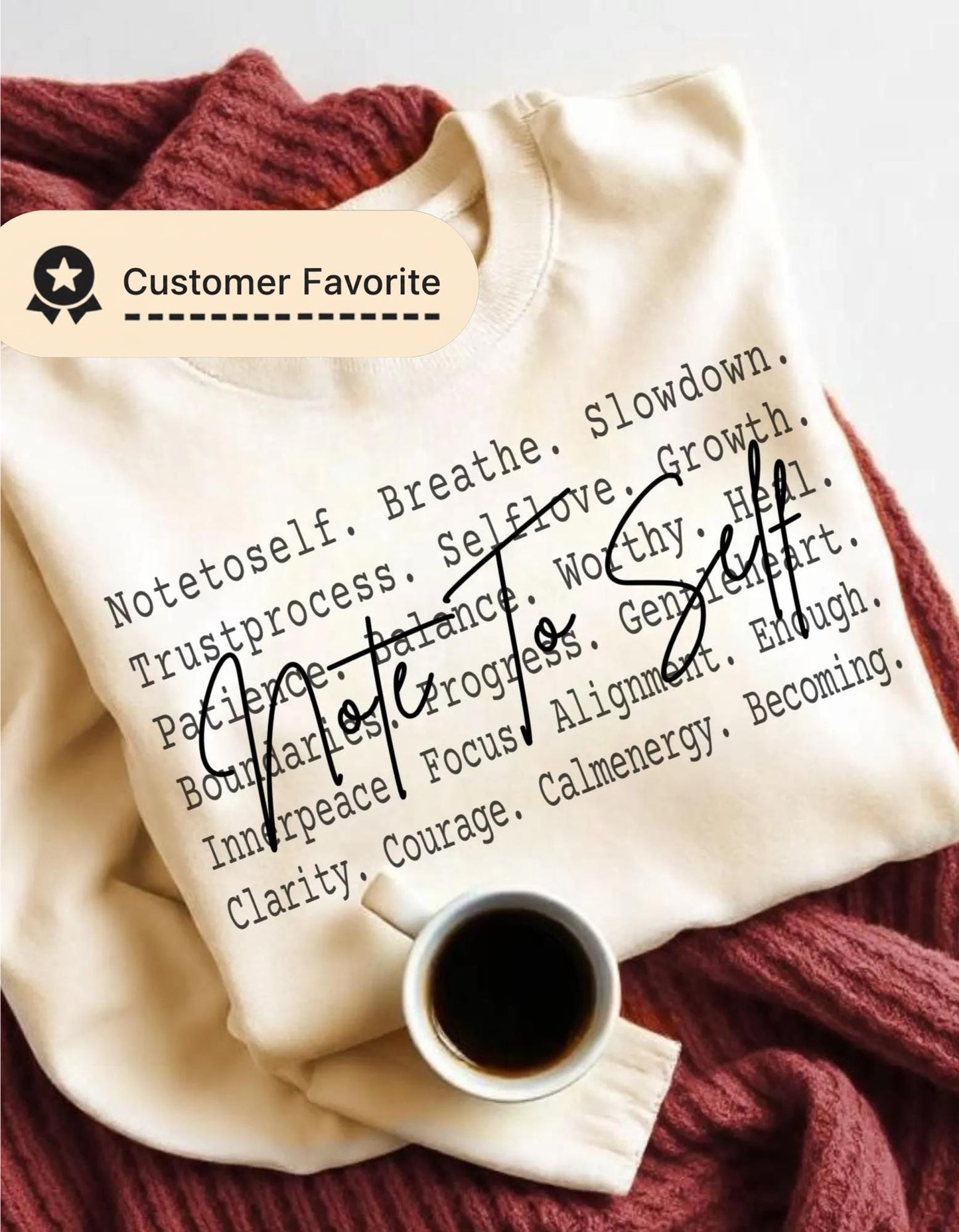 Note to Self Inspirational Quote PNG, Text shirt design, Self Care Wall Art set Printable, Motivational Digital Download, Inspirational Png