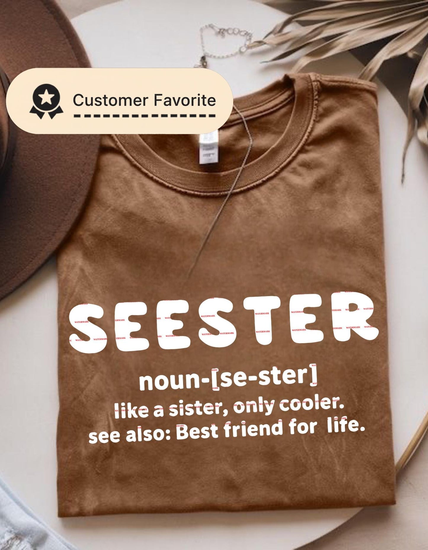 Seester Definition Shirt for Sister Svg file, Funny Sister Gift, Best Friend for Life Tee, Cool Sister Matching Outfit, Cute Seester Quote