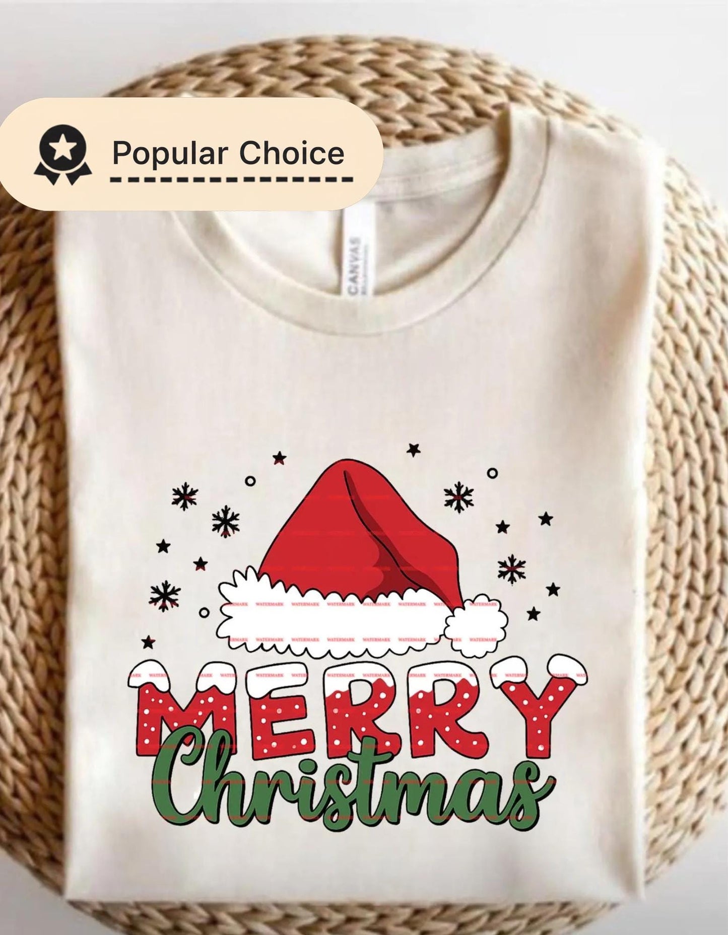Merry Christmas PNG, Santa Hat PNG, Cute Holiday Quote Design, Festive Sublimation, Winter Clipart, Gift for 2025 Christmas Inspired Pngs