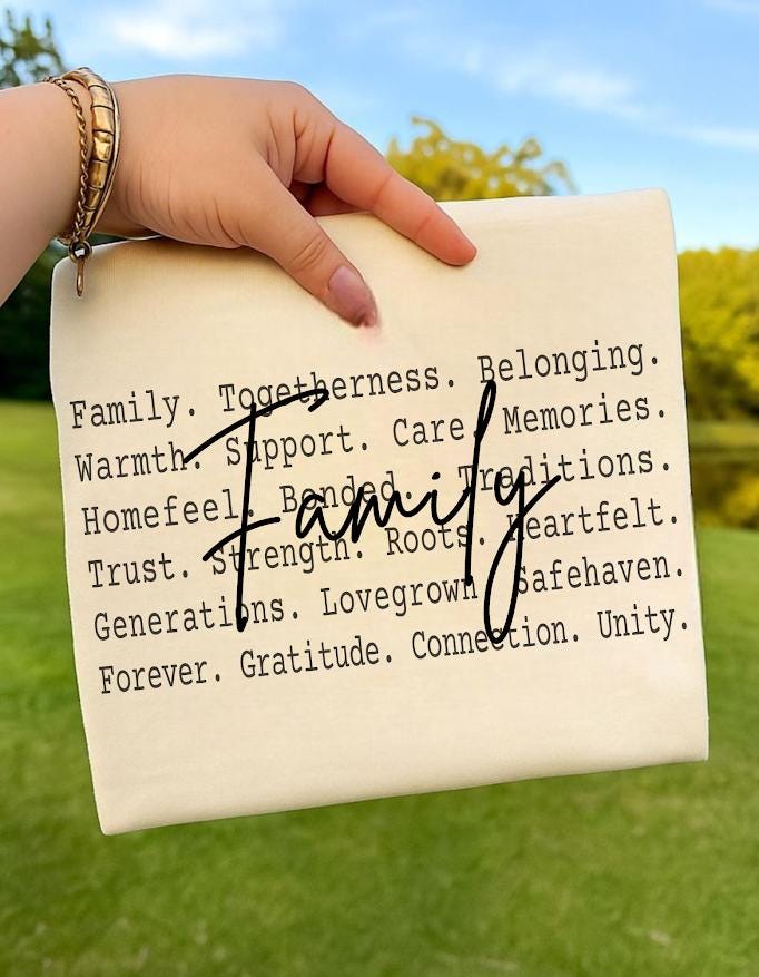 Family Text Shirt design, Family Love, Family Aesthetic Tee, Togetherness Quote Design, Meaningful Family Shirt, Home Love Gift, 2026 shirt