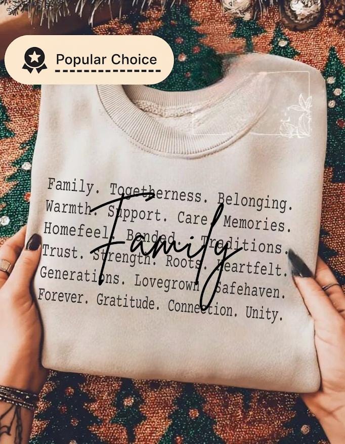 Family Text Shirt design, Family Love, Family Aesthetic Tee, Togetherness Quote Design, Meaningful Family Shirt, Home Love Gift, 2026 shirt