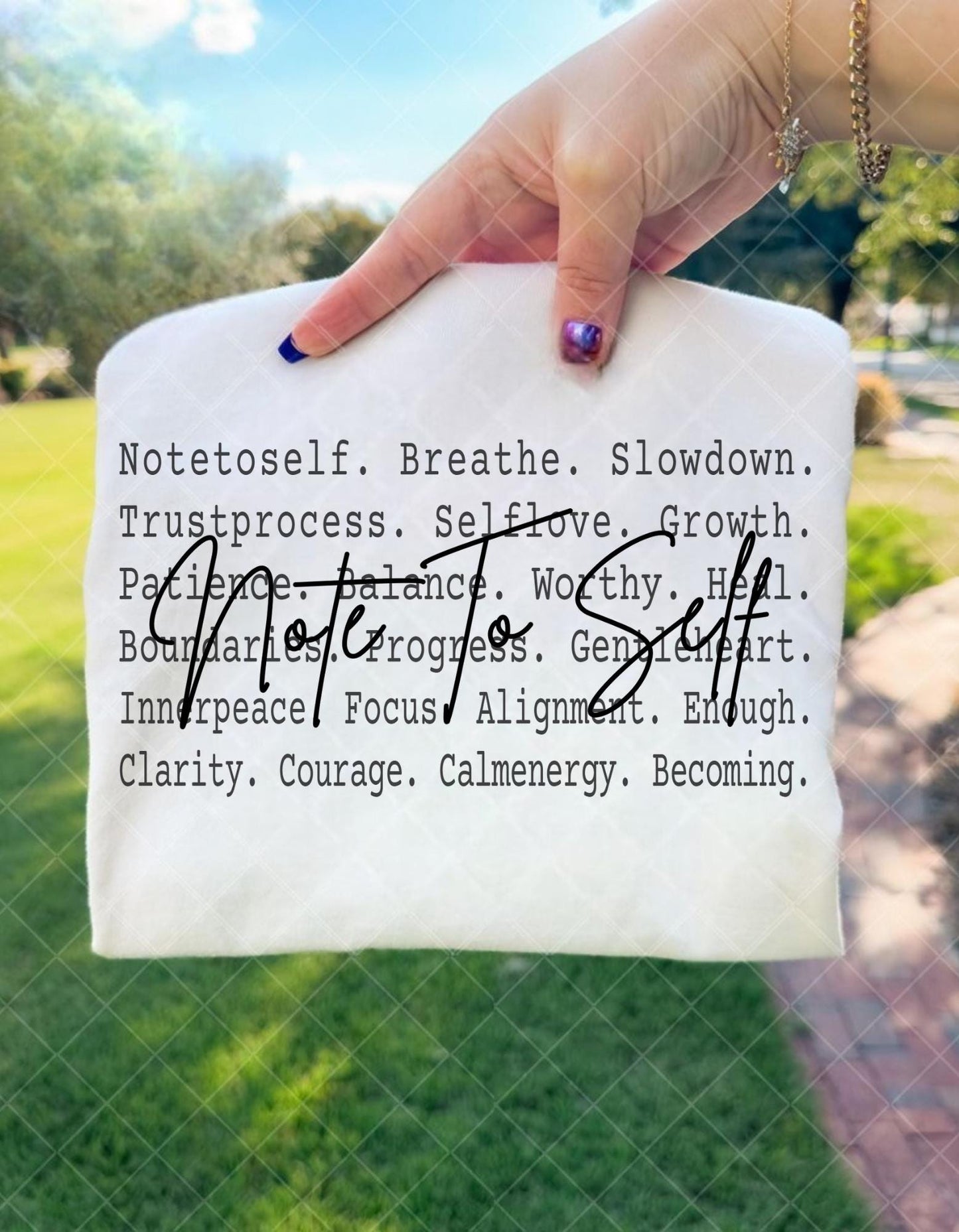Note to Self Inspirational Quote PNG, Text shirt design, Self Care Wall Art set Printable, Motivational Digital Download, Inspirational Png