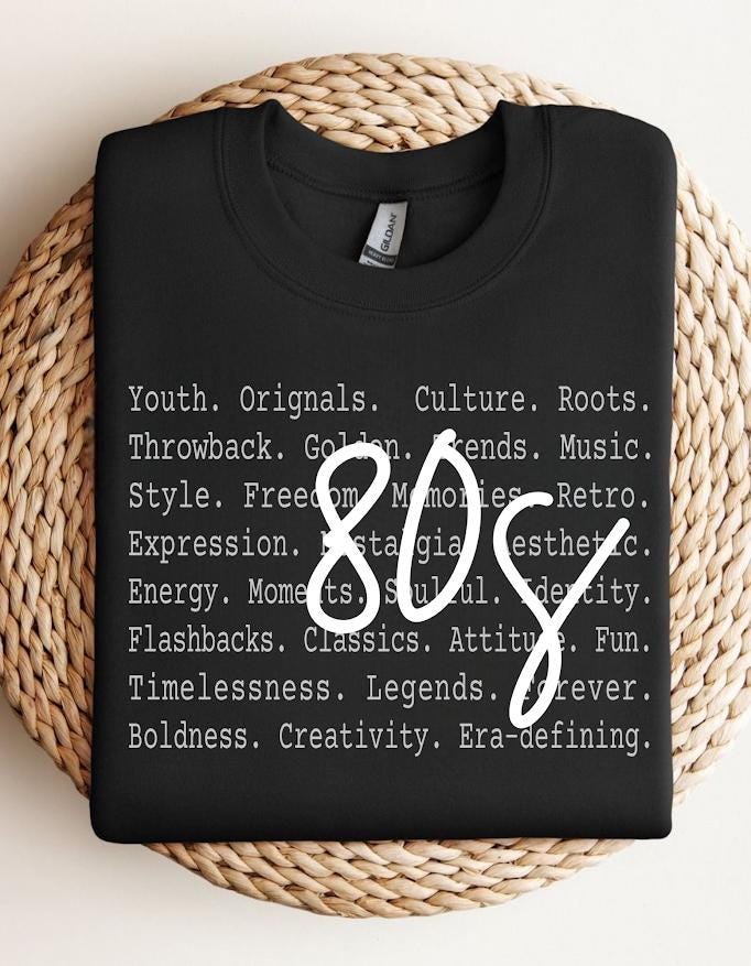 Retro 70s 80s 90s Sweatshirt Png Bundle, Vintage birthday Shirt, Birth year, 30th 40th 50th birthday png
