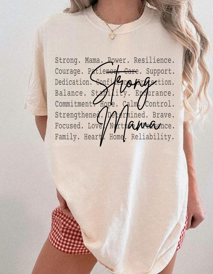 Strong Mama Definition Shirt design, Loving Mama Text Design ideas, Family Grandma Sweatshirt, Cozy Heartfelt Mam Gift Apparel, Gift for mom