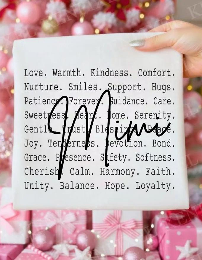 Mimi Typography PNG, Best Mimi appreciation,Grandma Text Art, Family Love Word, Mimi Sublimation PNG