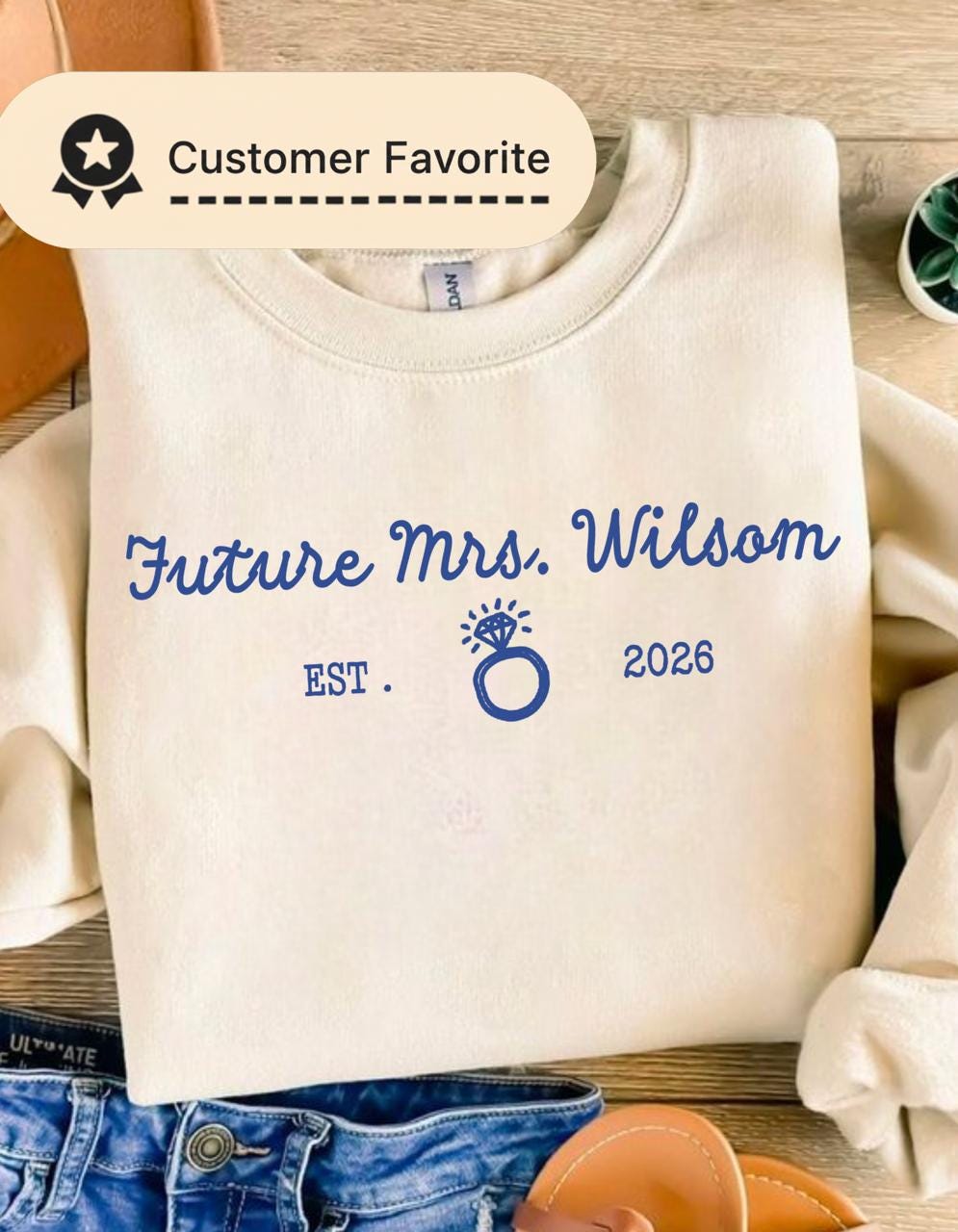 Future Mrs Png, Personalized Bride Sweatshirt Design Est 2026, Engagement Wedding Last Name PNG Cricut Cut File, Bride to be png
