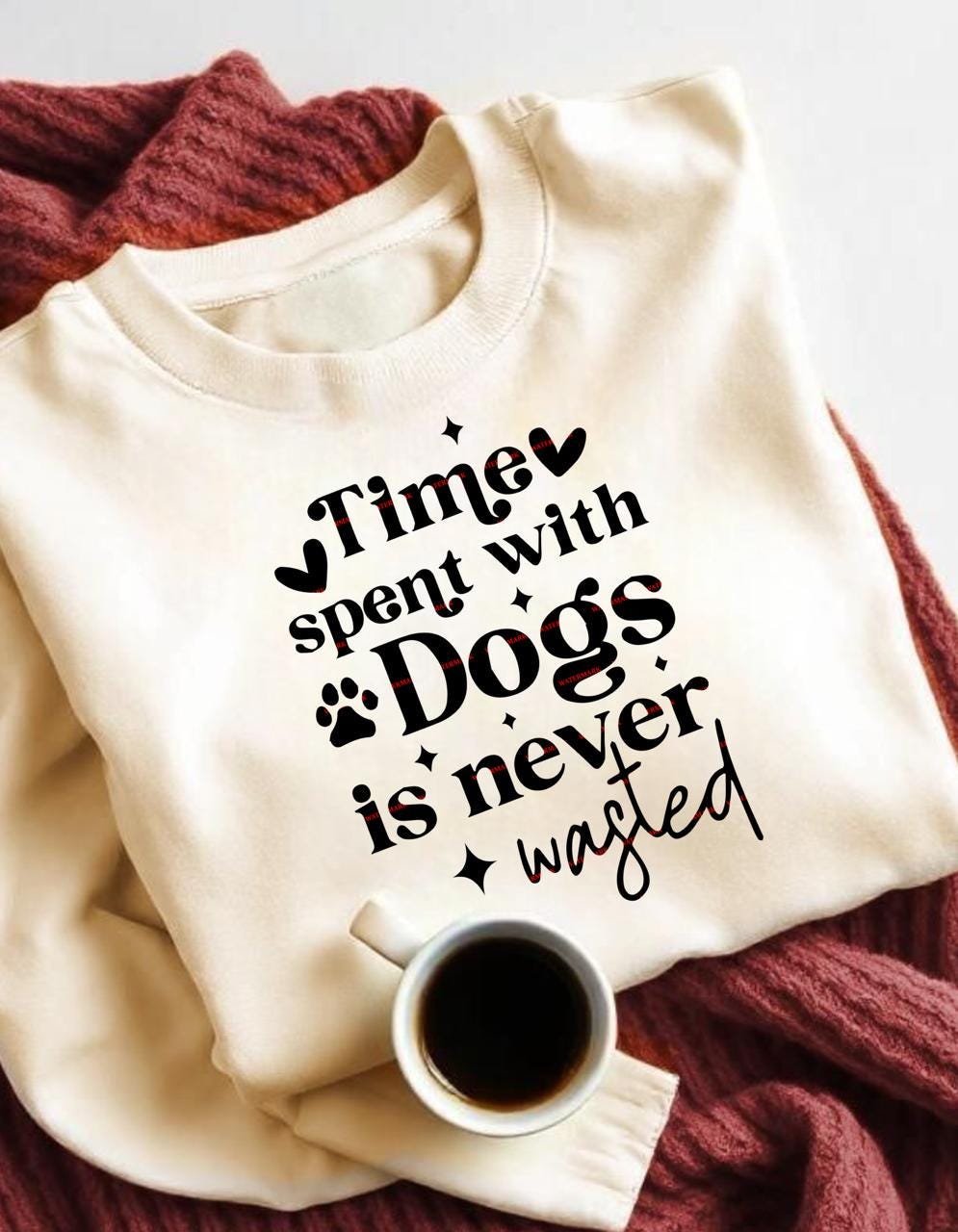 Time Spent With Dogs SVG PNG, Dog Lover Quote Design, Pet Lover Typography, Funny Dog Saying, Sublimation Print, Cricut File, Pet dogs