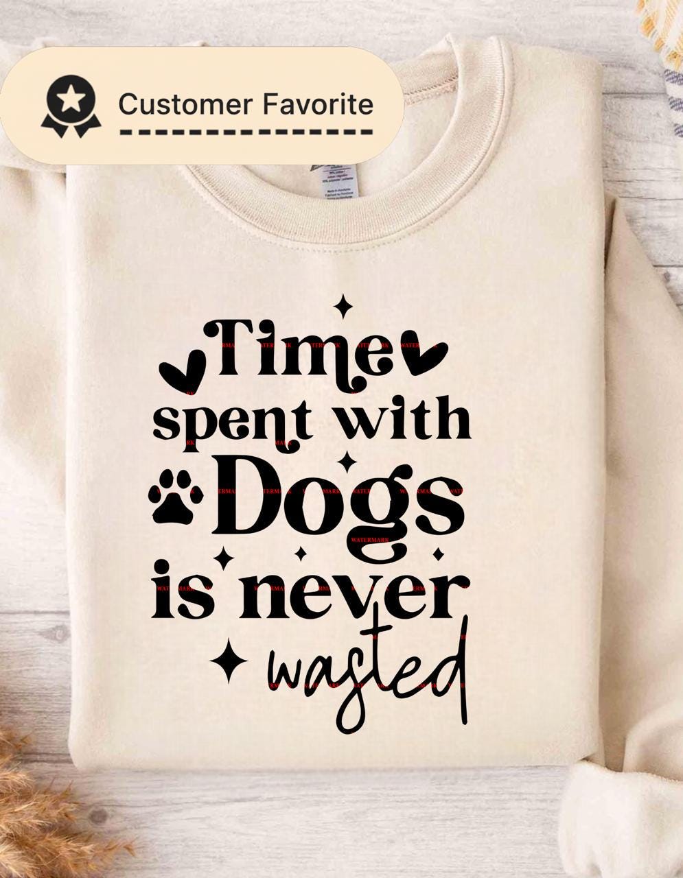 Time Spent With Dogs SVG PNG, Dog Lover Quote Design, Pet Lover Typography, Funny Dog Saying, Sublimation Print, Cricut File, Pet dogs