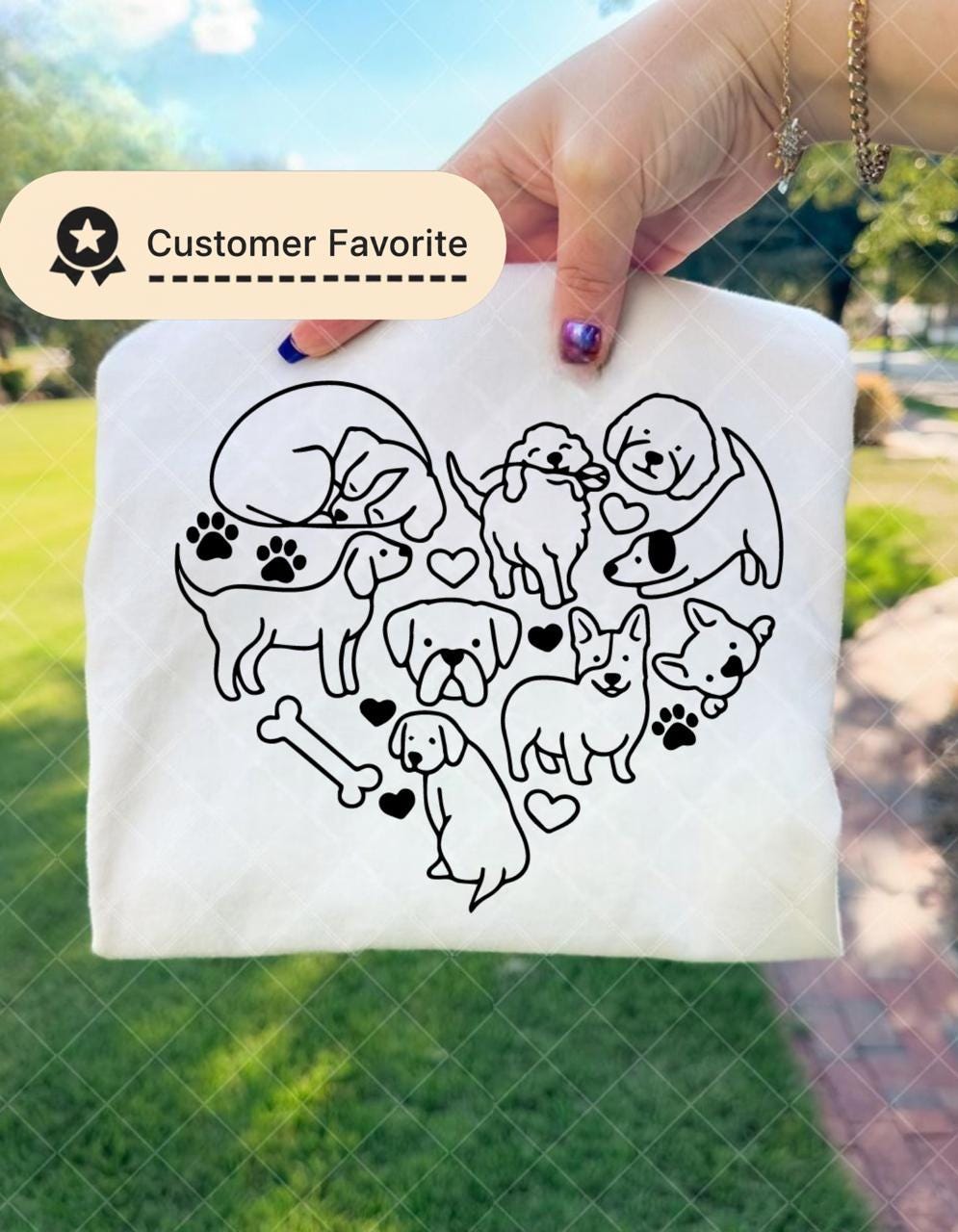 Dog Lovers Heart SVG PNG, Cute Dog Line Art, Puppy Illustration Design, Pet Love Graphic, Sublimation Print, Cricut File, Dog shirt png
