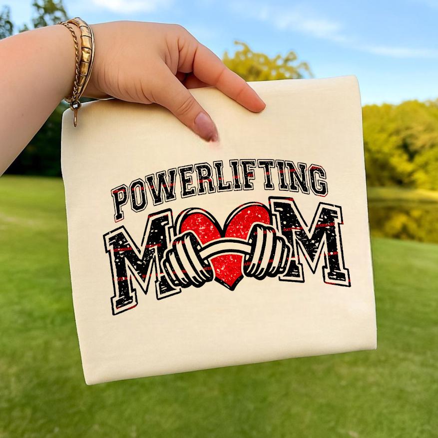 Powerlifting Mom PNG, Strong Gym Mom Shirt Design, Fitness Mother, Dumbbell,Gymrat, Gym lover, Mom png
