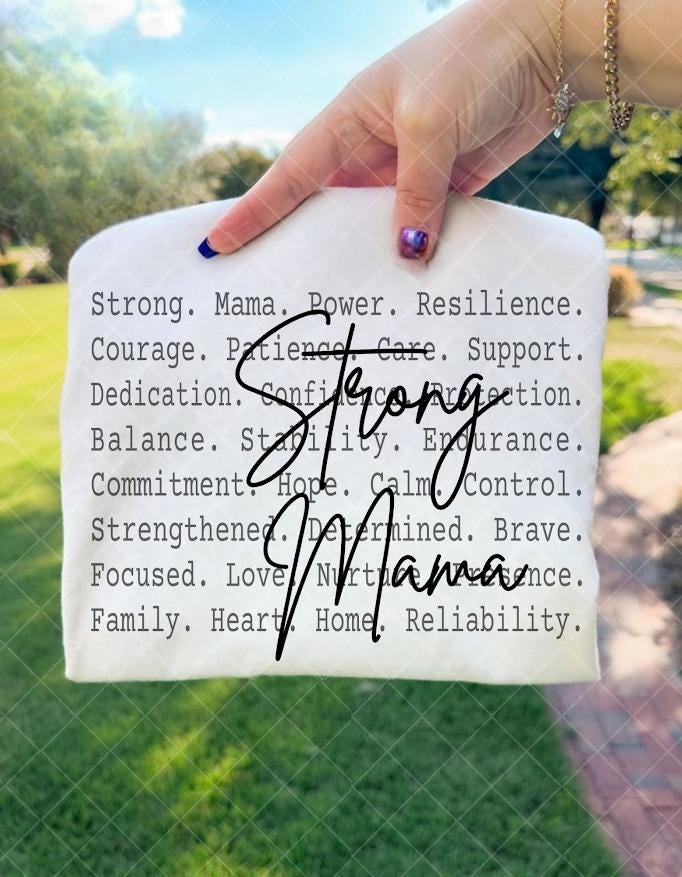 Strong Mama Definition Shirt design, Loving Mama Text Design ideas, Family Grandma Sweatshirt, Cozy Heartfelt Mam Gift Apparel, Gift for mom