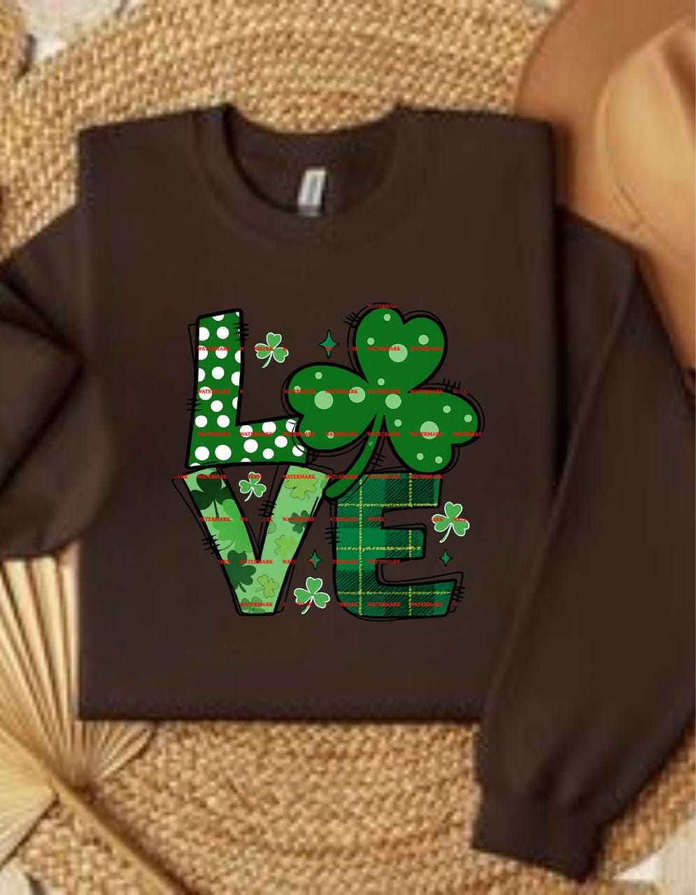 St Patrick’s Day Love PNG, Shamrock Love Design, Irish Clover Sublimation, St Paddy’s Day Shirt Graphic, March sublimation, Green Love