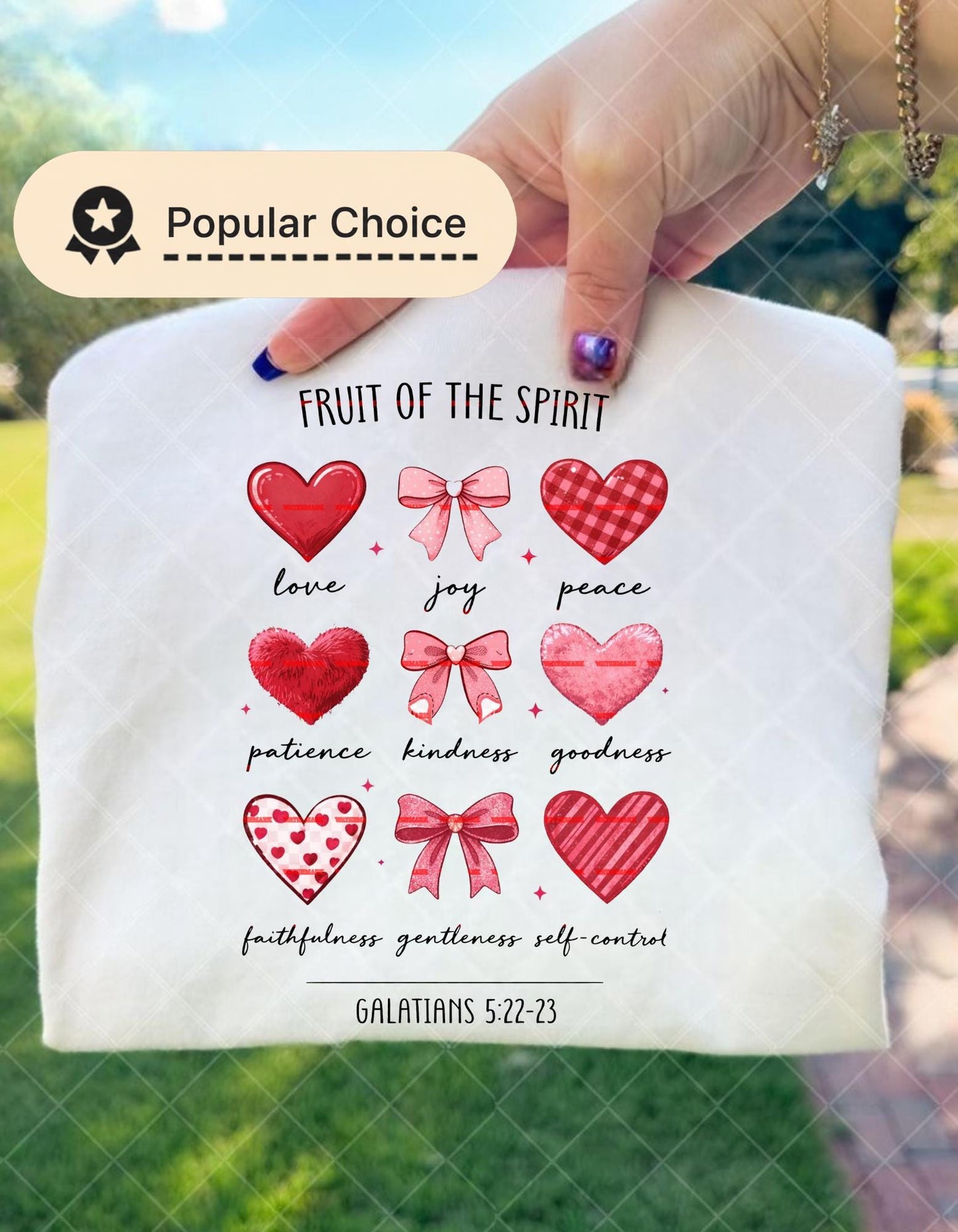 Fruit of the Spirit Png file, Galatians shirt png 5:22-23 Christian Design Love Joy Peace Faith Bible Verse PNG Cricut File, Religious png