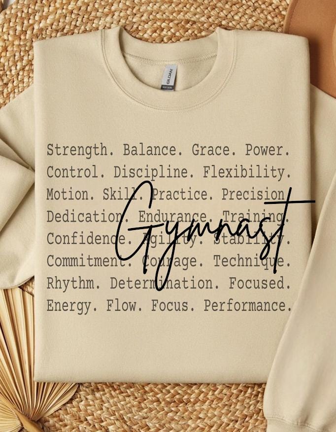 Strength Balance Grace Quote Design,Gymnastics Motivation, Gymnast Shirt Png file, Athlete Training Gift Tee, Gym rat designs, Workout png,
