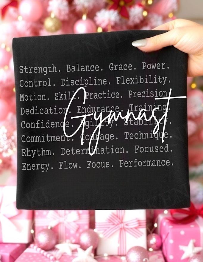 Strength Balance Grace Quote Design,Gymnastics Motivation, Gymnast Shirt Png file, Athlete Training Gift Tee, Gym rat designs, Workout png,