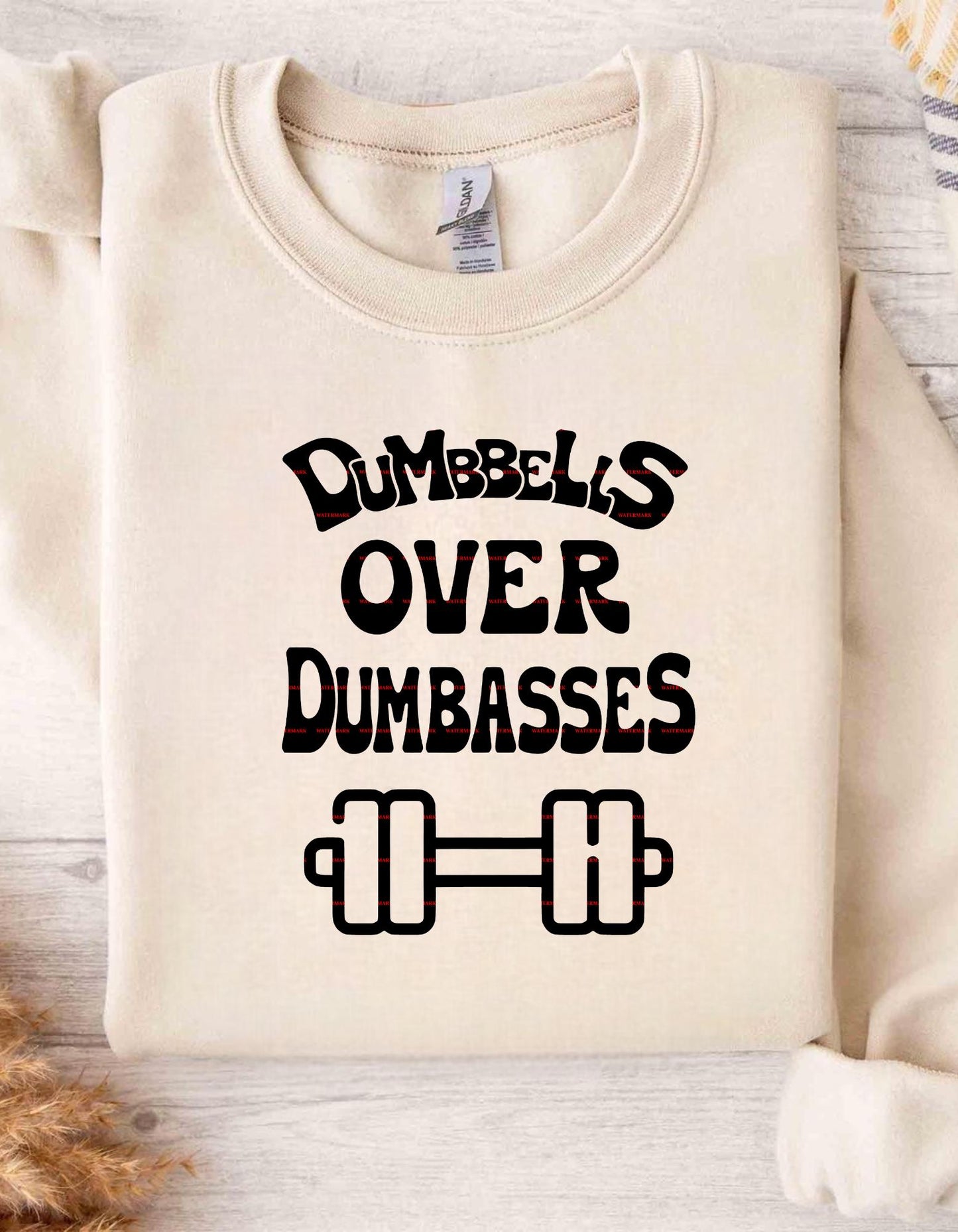 Dumbbells Over Dumbasses PNG, Funny Gym Quote Shirt Design, Fitness Workout Sarcastic Design, Workout Humor Png, Sublimation Digital File