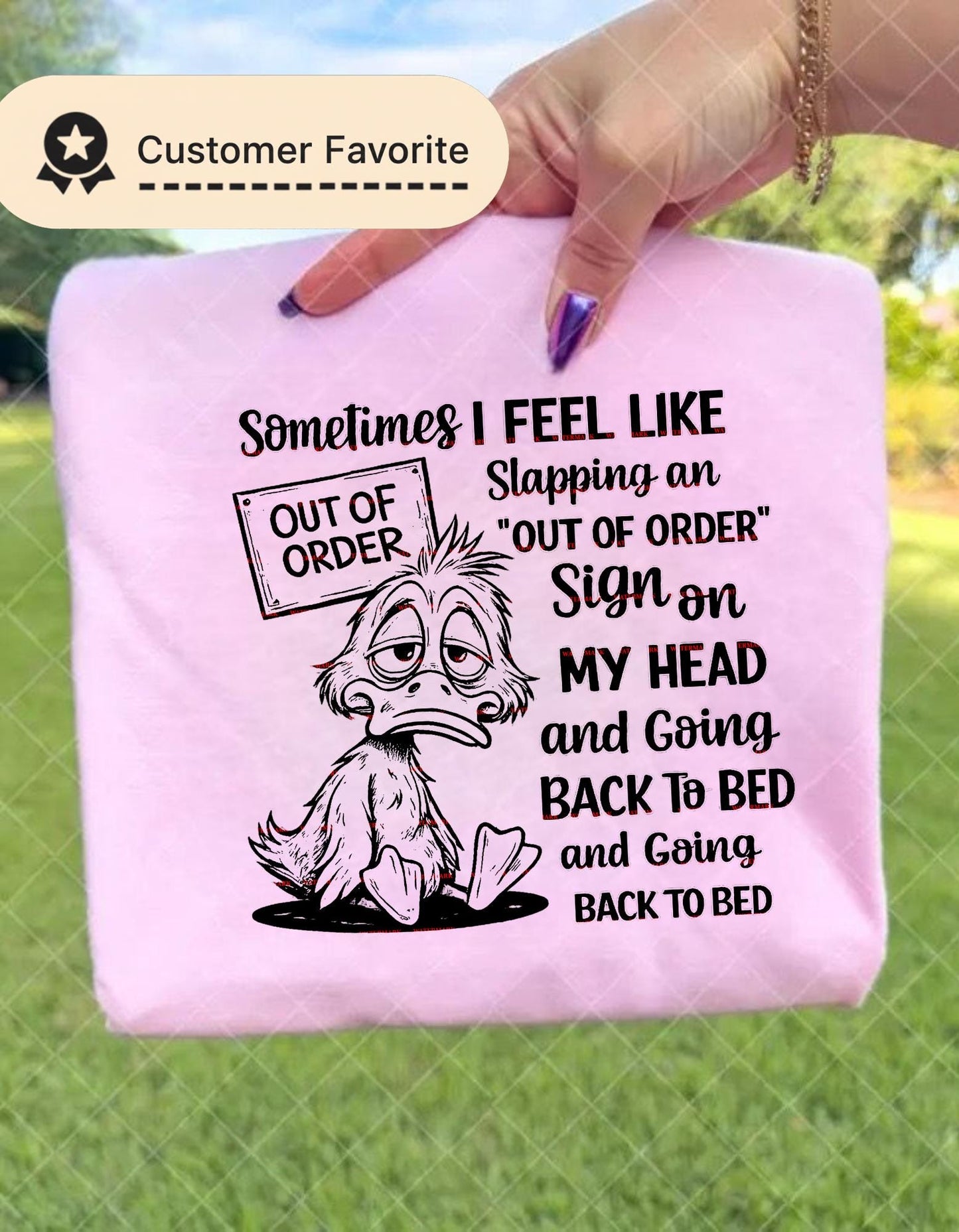 Out of Order Funny Shirt Png, Sometimes I Feel Like Going Back to Bed Tee, Sarcastic Introvert Humor Quote Shirt, Relatable Tired Mom png