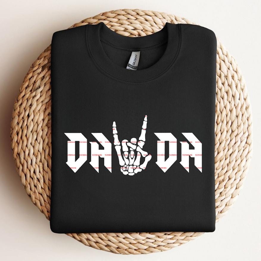 Matching Family Rock Hand Shirts, Dada Mama Big Sis Rock Sign Tee, Skeleton Hand Family Matching T-Shirt Set, Cool Family Outfit