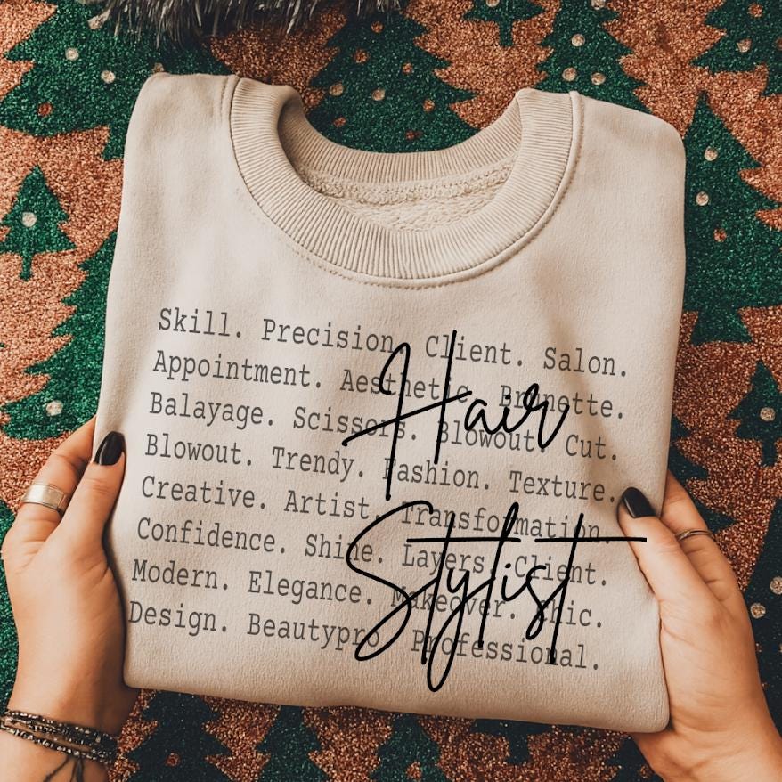 Hair Stylist PNG, Salon Life Sublimation Design, Beauty Professional Shirt Graphic Digital Download Print File, Hair dresser Vibes png